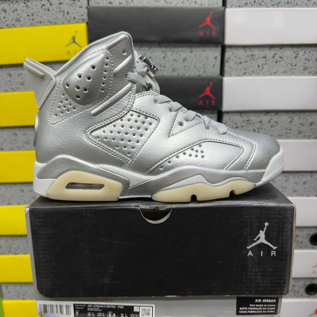 Paris Saint-Germain x Air Jordan 6 Retro 'Silver'