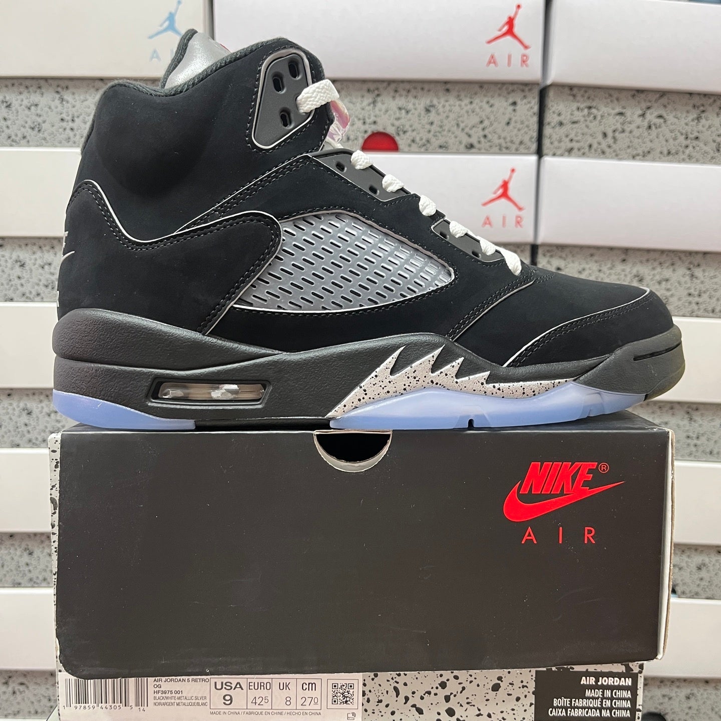 Air Jordan 5 Retro OG 'Black Metallic Reimagined'