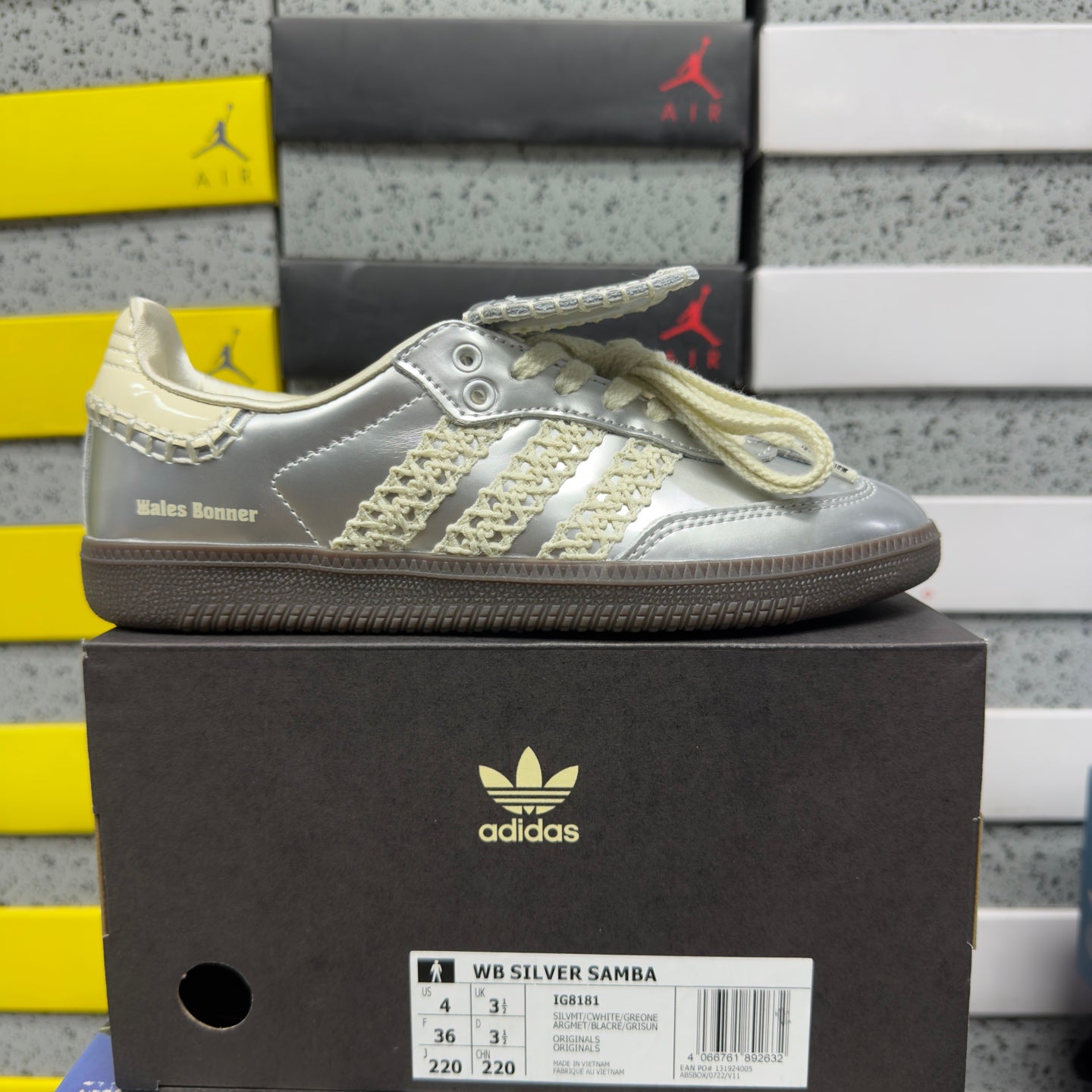 Wales Bonner x adidas Samba 'Silver Metallic'