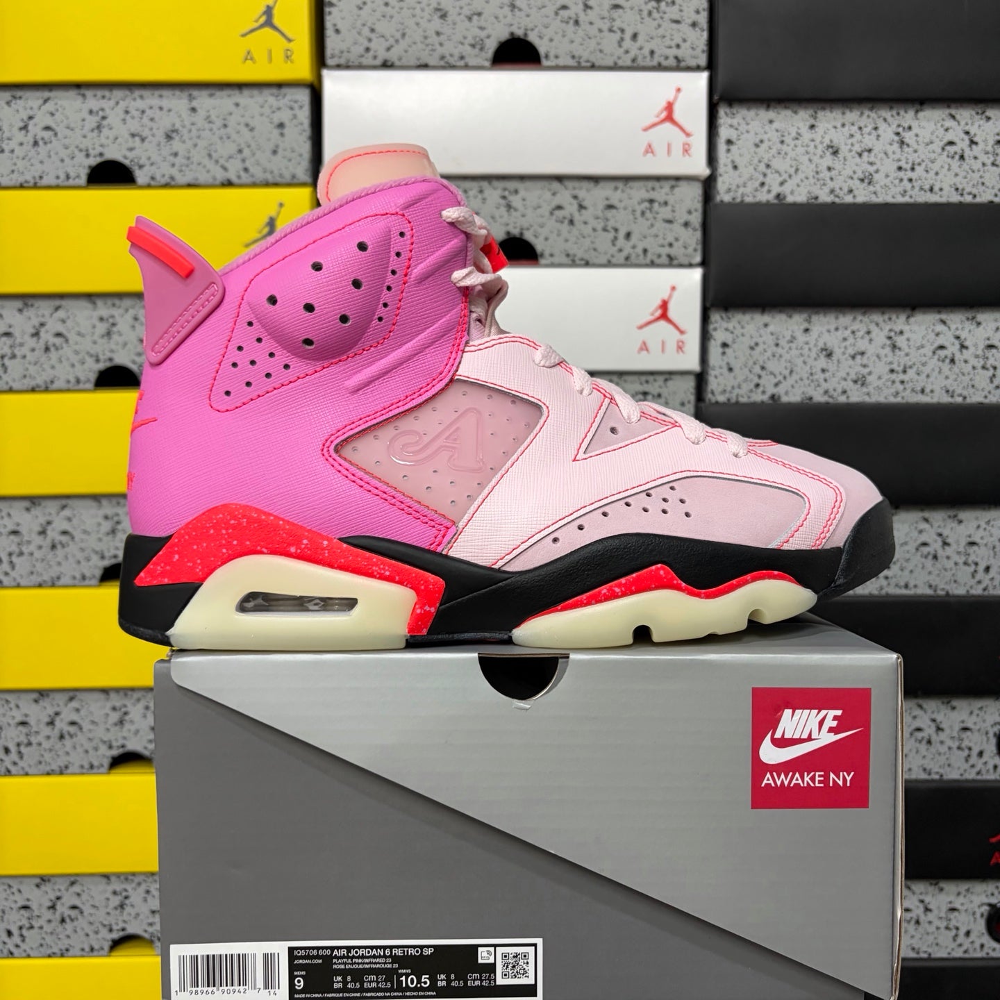 Awake NY x Air Jordan 6 'Pink'