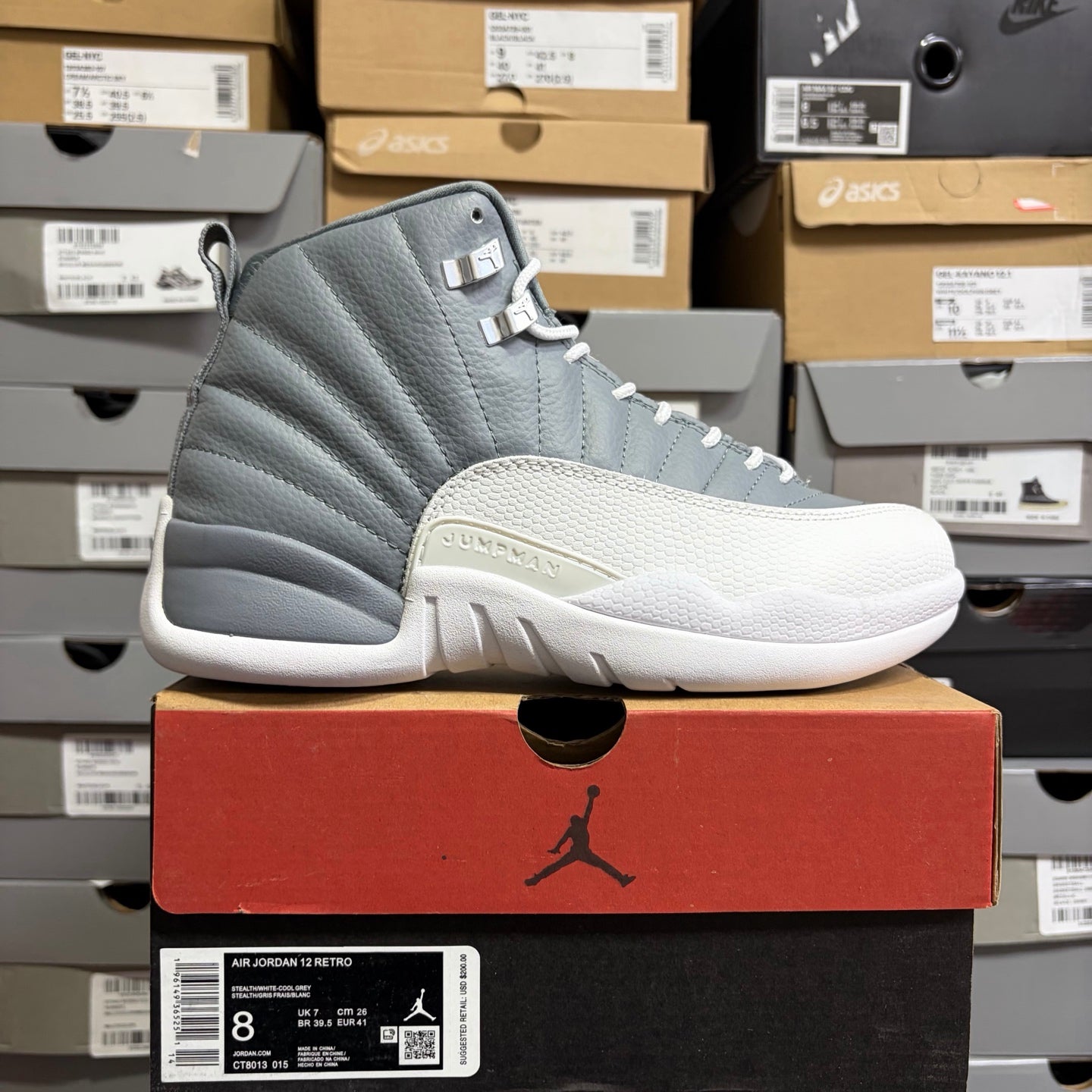 Air Jordan 12 Retro GS 'Stealth'