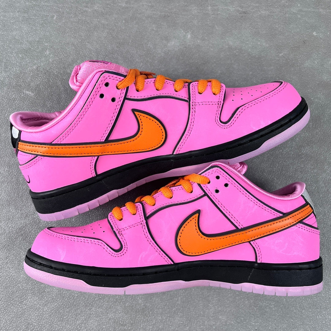 The Powerpuff Girls x Nike Dunk Low Pro SB QS PS 'Blossom'