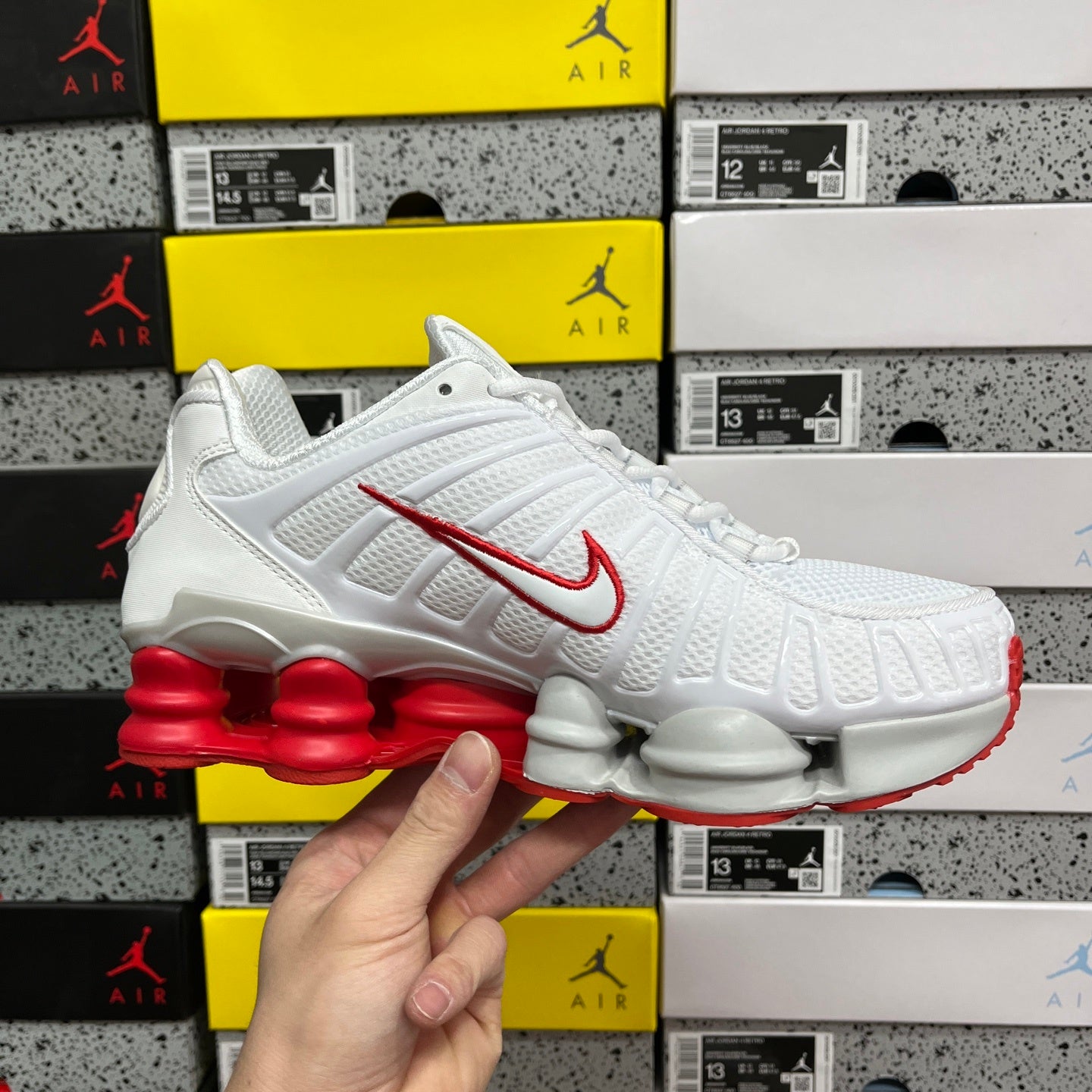 Nike Wmns Shox TL 'Platinum Tint Gym Red'