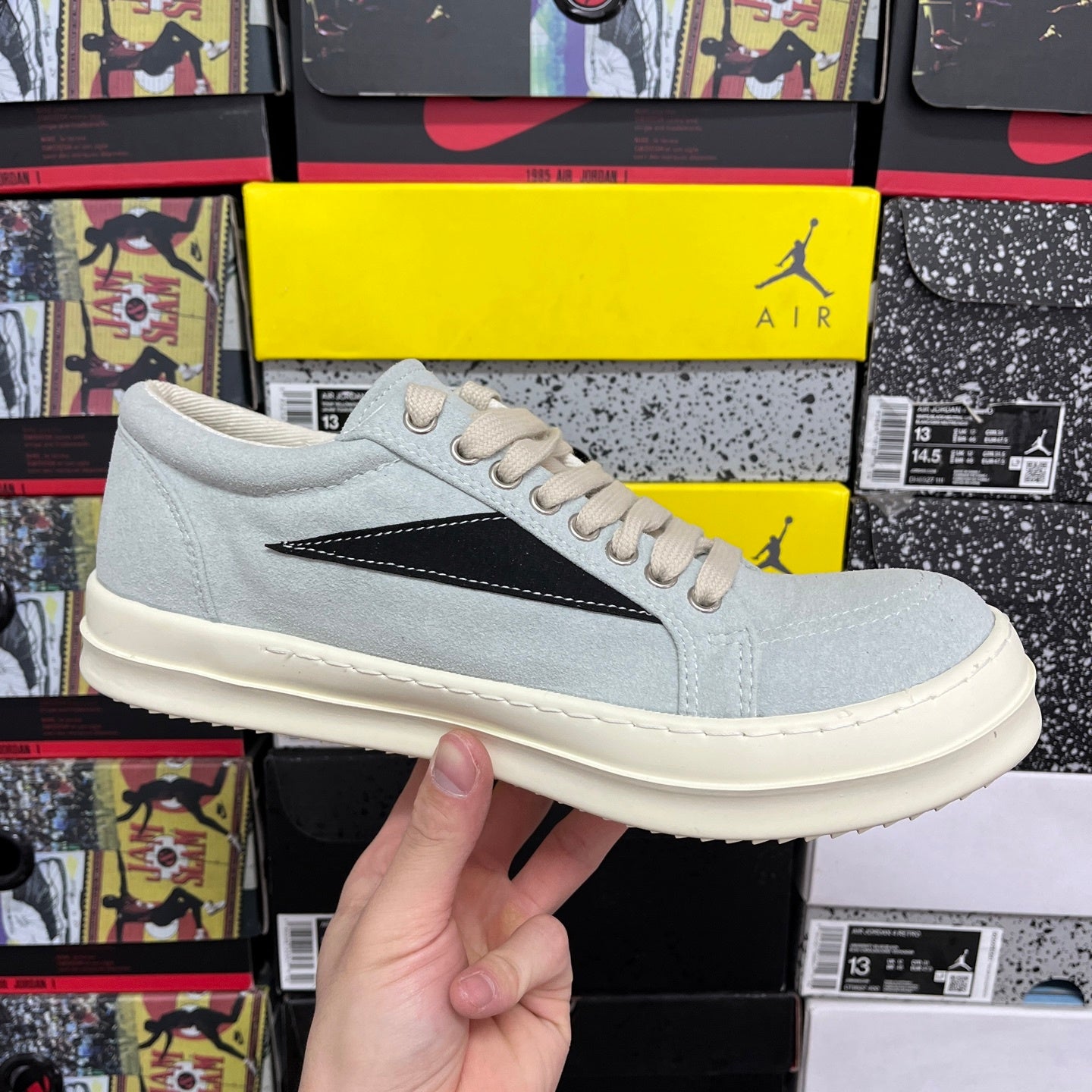 Rick Owens Wmns DRKSHDW Luxor Vintage Low 'Oyster'