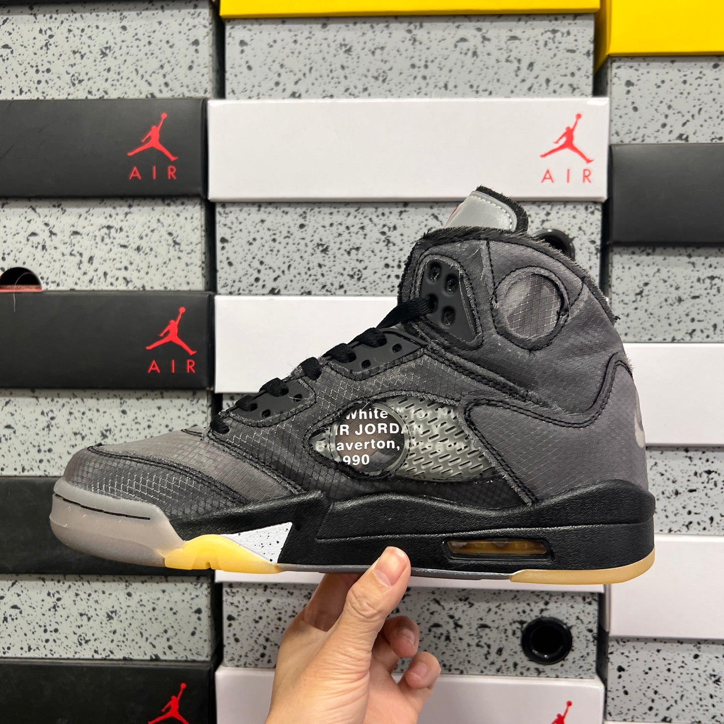 Off-White x Air Jordan 5 Retro SP 'Muslin'