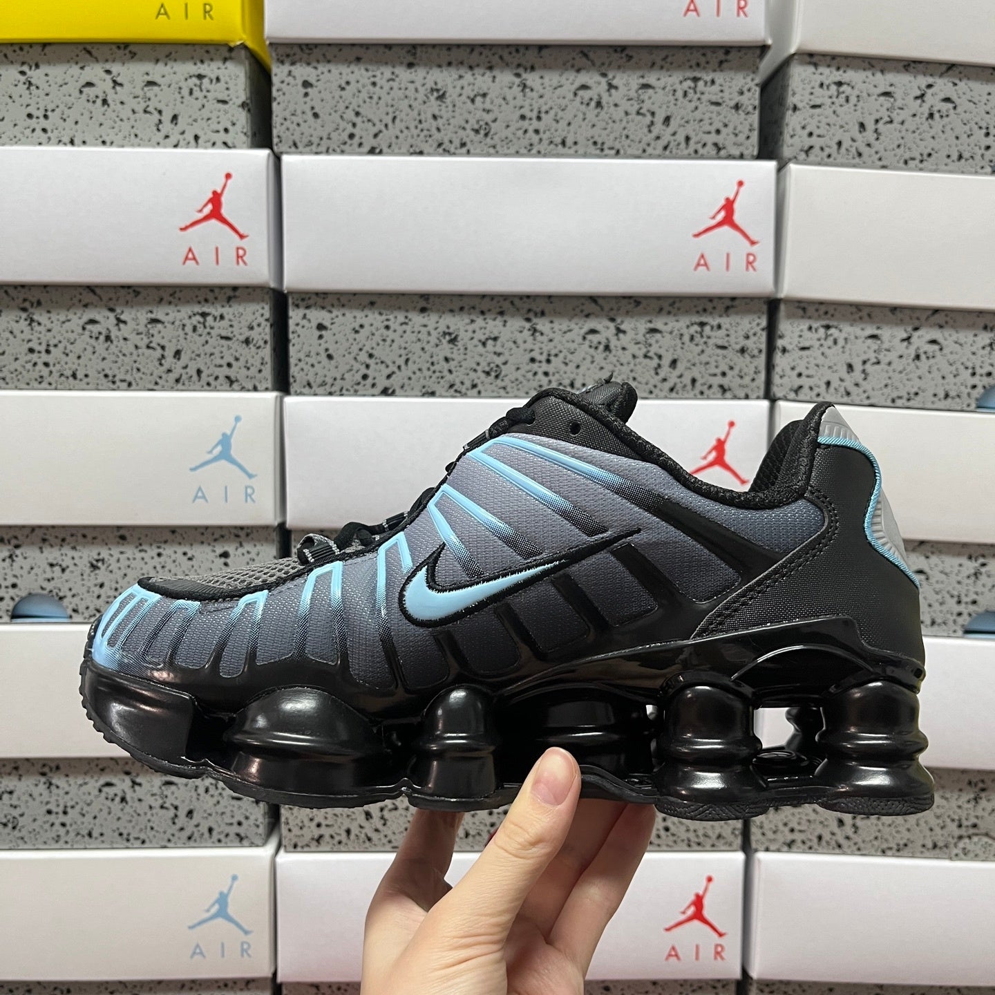 Nike Shox TL 'Black Celestine Blue'