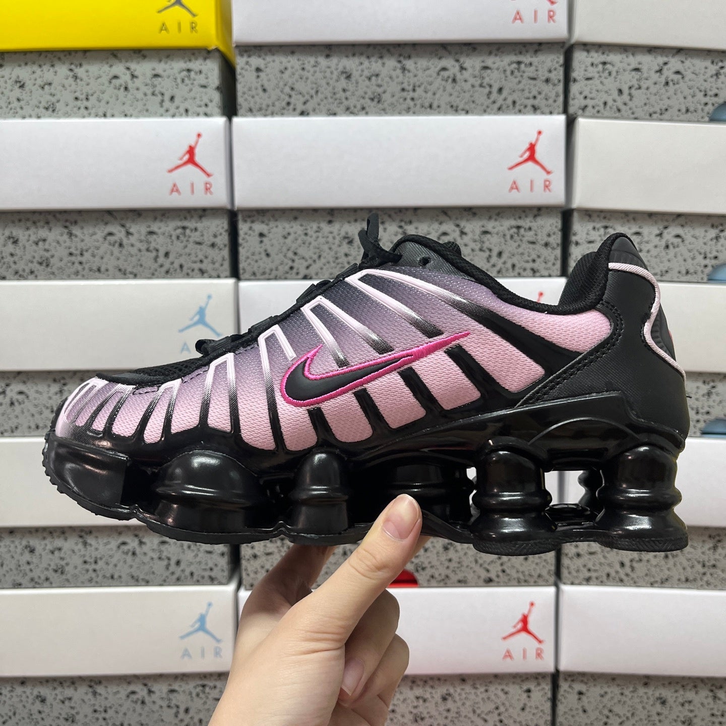 Nike Wmns Shox TL 'Black Playful Pink'
