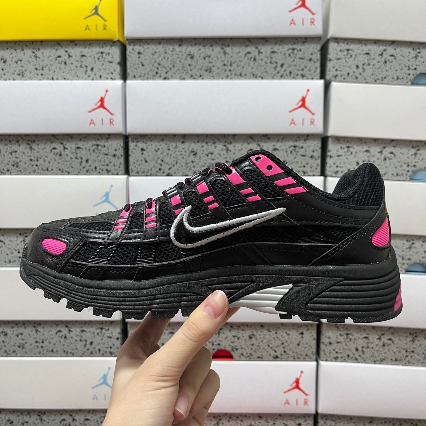 Nike P-6000 'Black Hyper Pink'