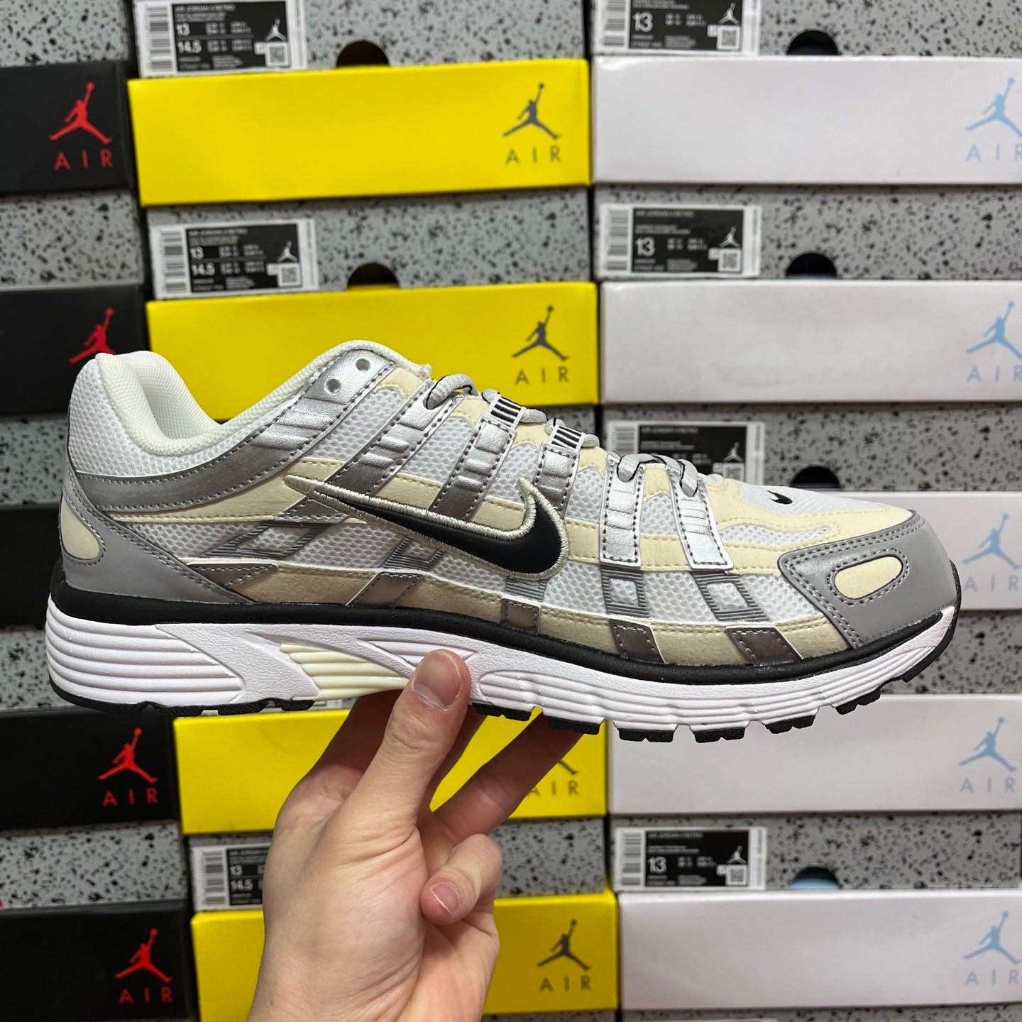 Nike Wmns P-6000 'Coconut Milk Metallic Silver'