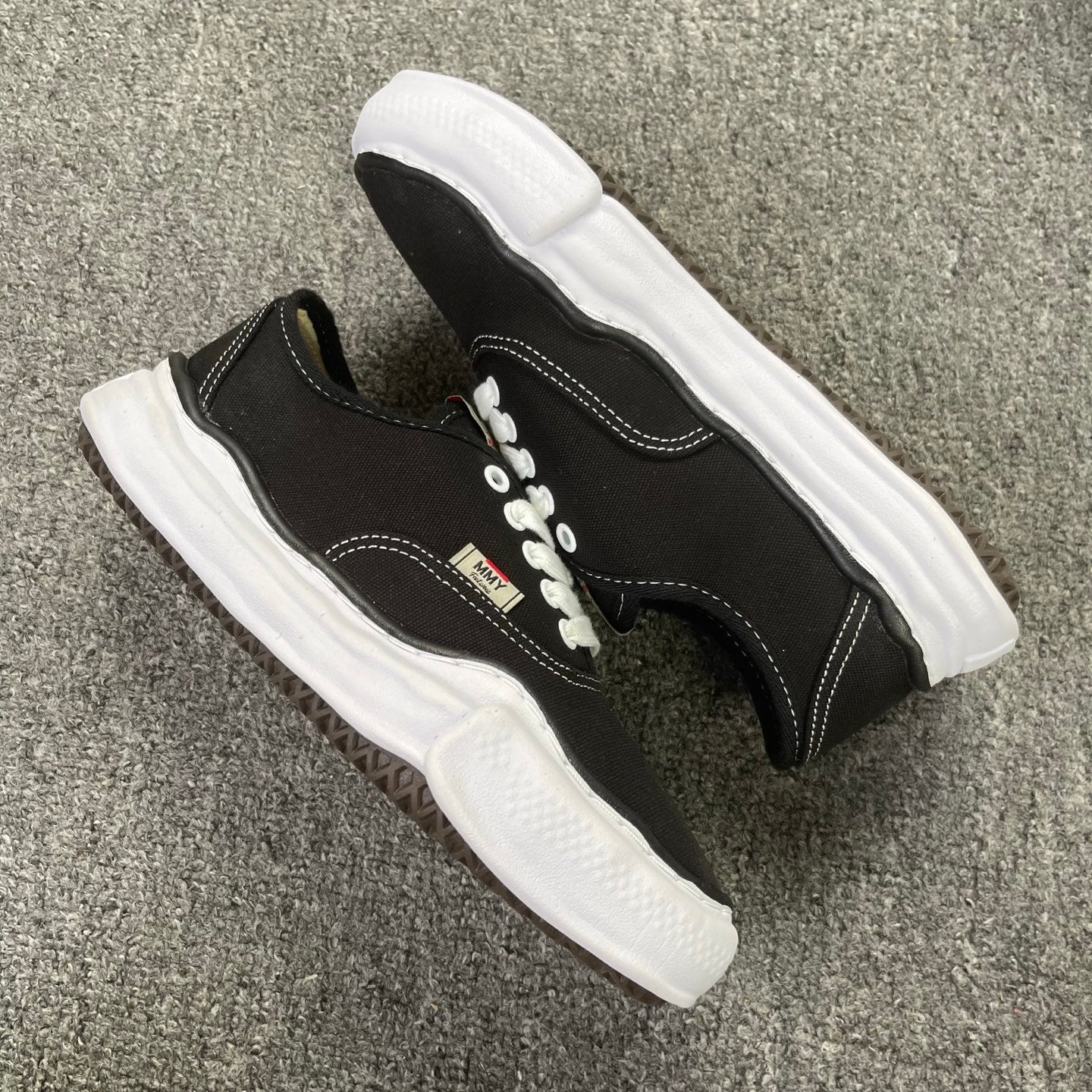Maison Mihara Yasuhiro Baker OG Sole Canvas Low 'Black'