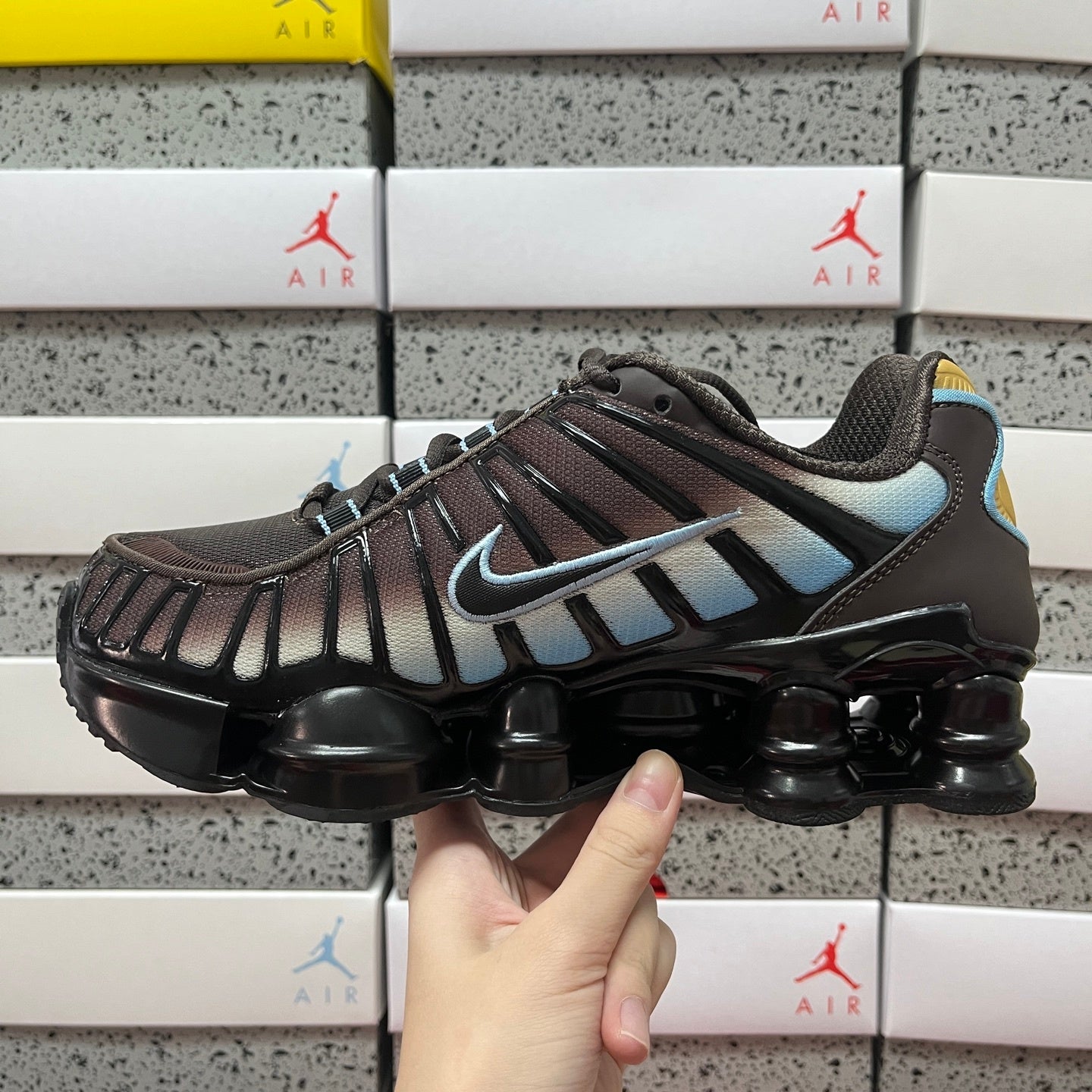 Nike Wmns Shox TL 'Velvet Brown Denim Turquoise'