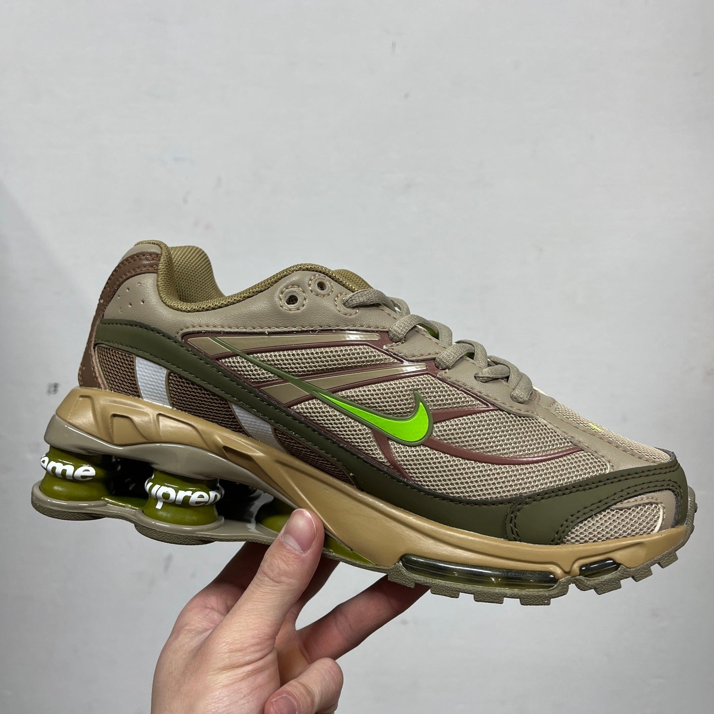 Supreme x Nike Shox Ride 2 'Neutral Olive'