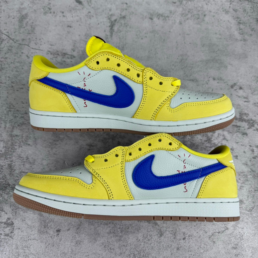 Travis Scott x Air Jordan 1 Retro Low OG SP PS 'Canary'