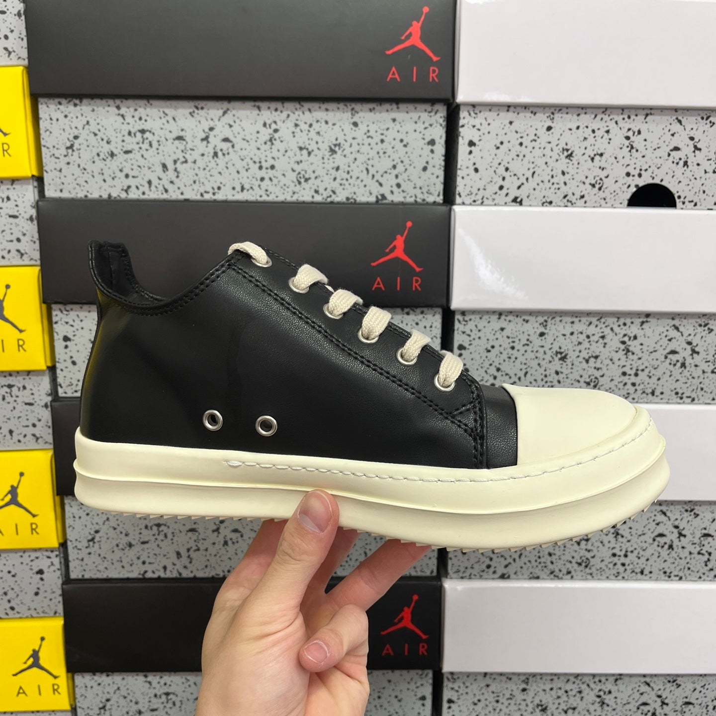 Rick Owens Porterville Low 'Black Milk'