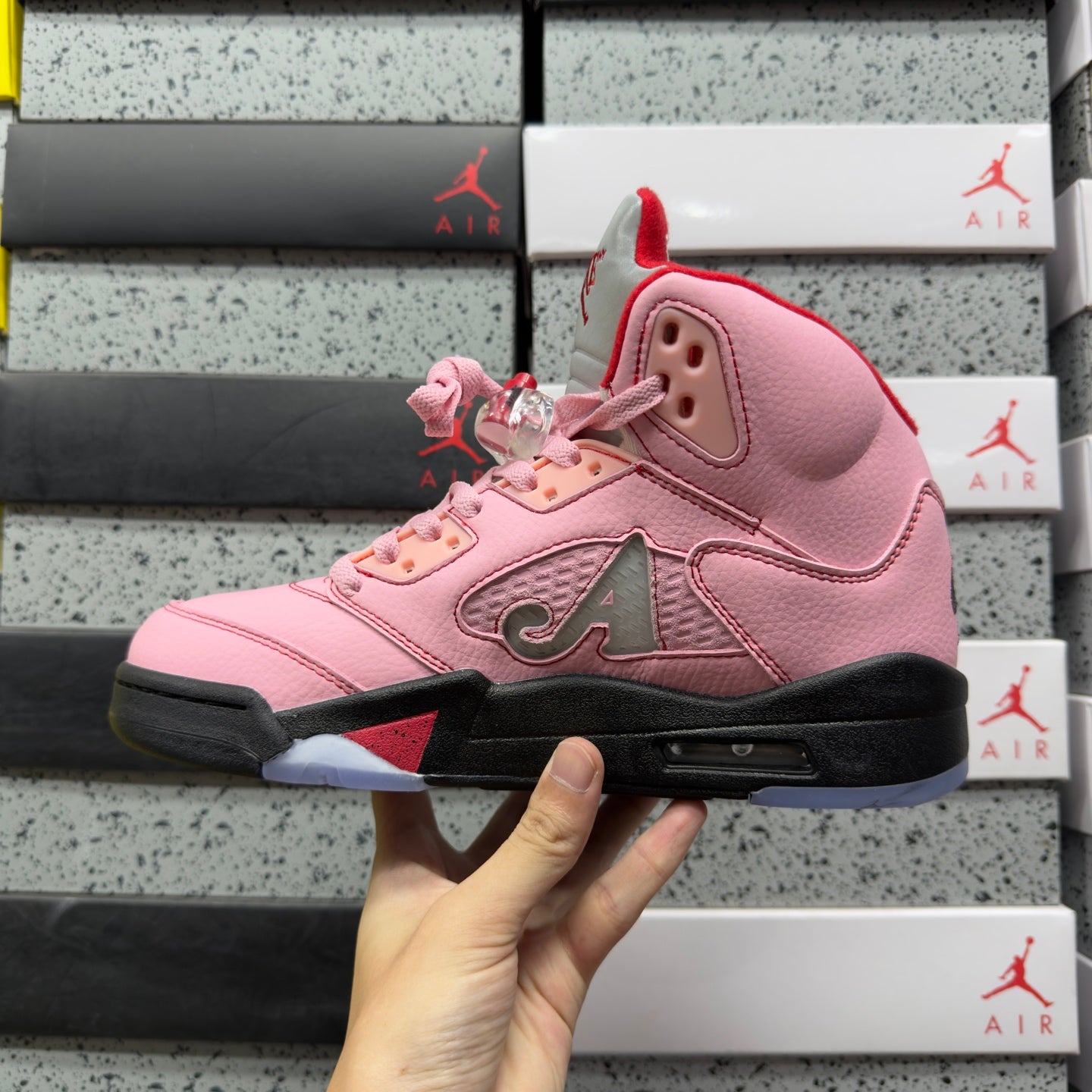 Awake NY x Air Jordan 5 Retro 'Boro - Arctic Pink'