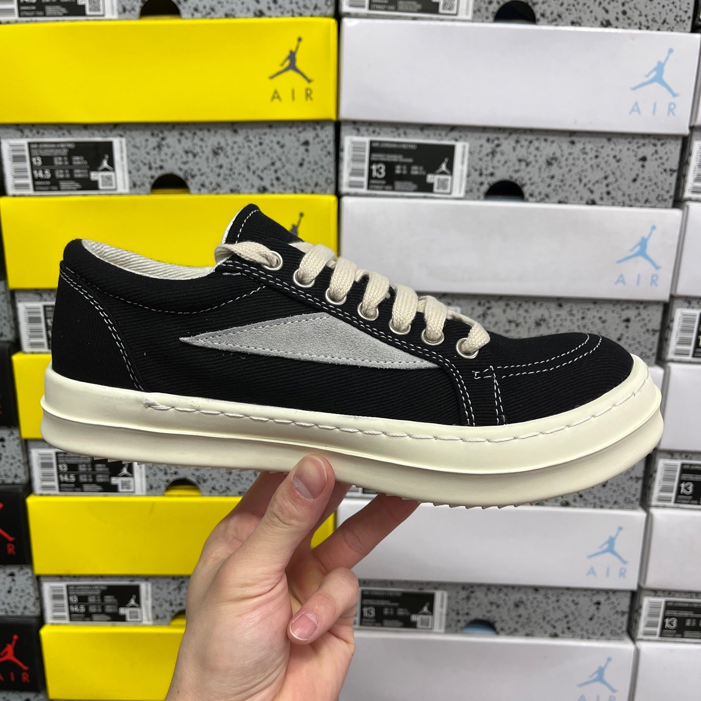 Rick Owens Concordians DRKSHDW Vintage Low 'Black Milk'