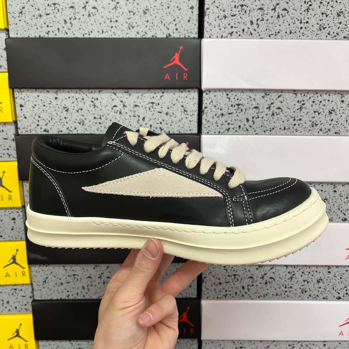 Rick Owens Wmns Lido Vintage Low 'Black Milk'