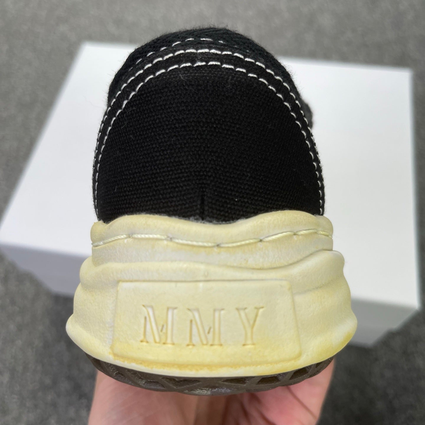 Maison Mihara Yasuhiro Baker OG Sole Vintage Canvas Low 'Black'
