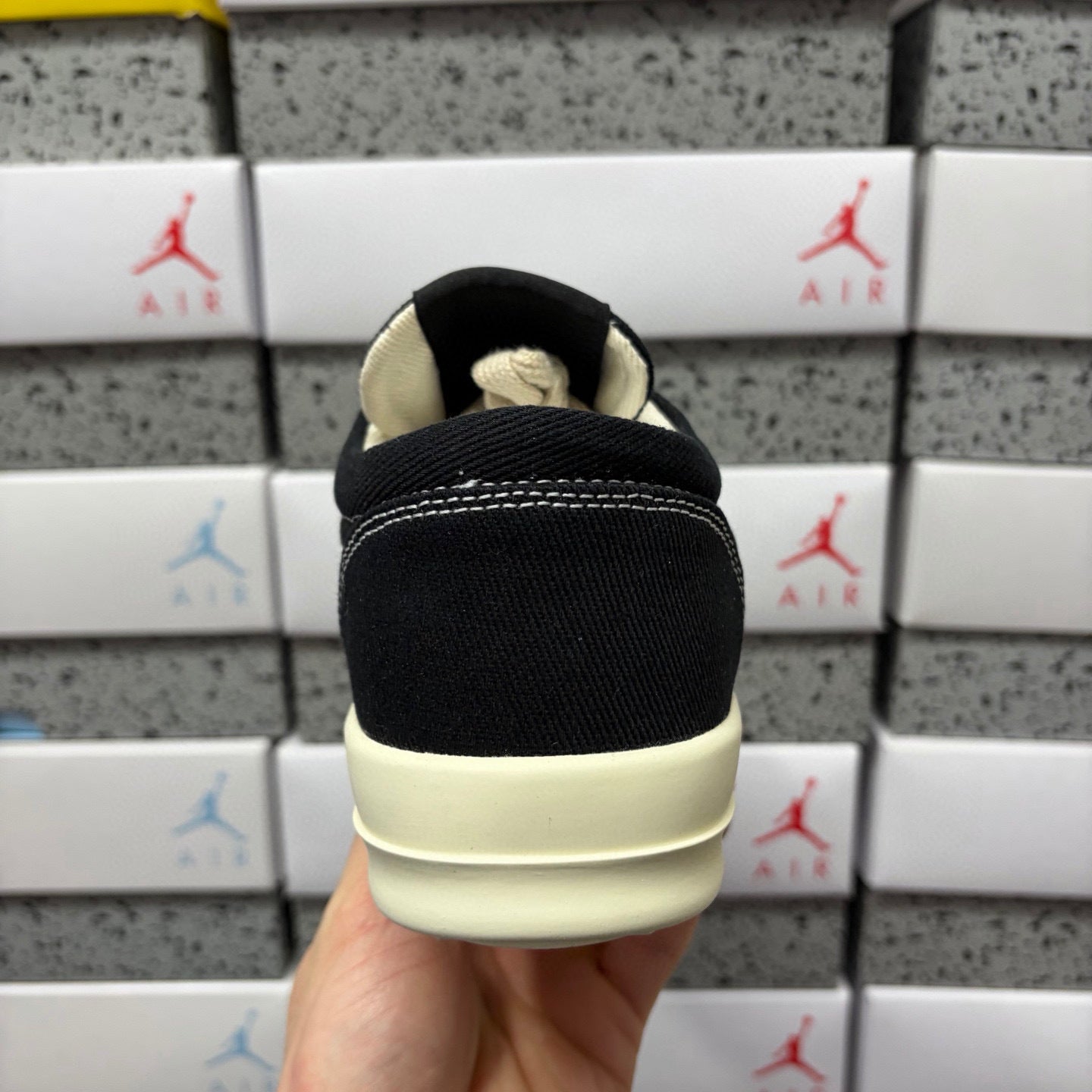 Rick Owens DRKSHDW Hollywood Vintage Low 'Black Milk'