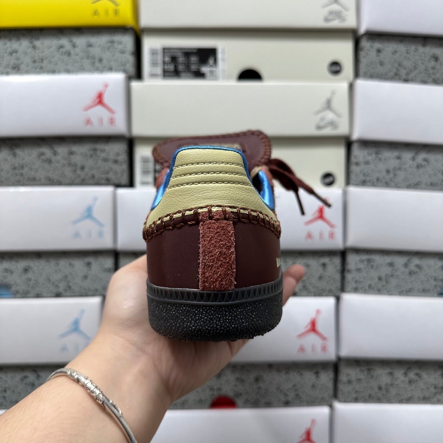 Wales Bonner x adidas Samba Nylon 'Fox Brown'
