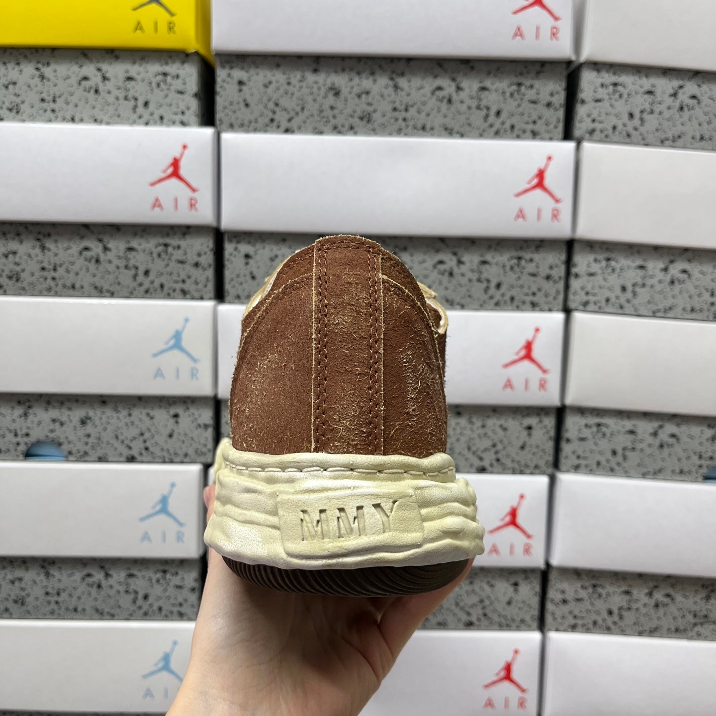 Maison Mihara Yasuhiro Peterson23 OG Sole Vintage Suede Low 'Brown'