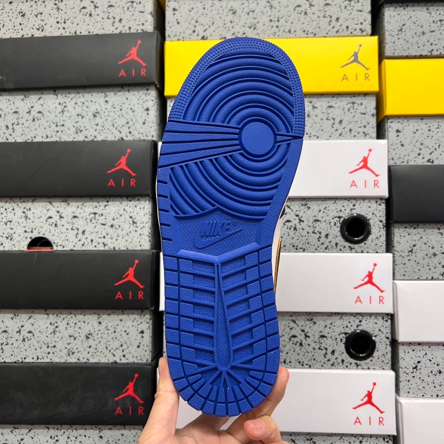 Fragment x Union x Air Jordan 1 High OG Black Red Royal
