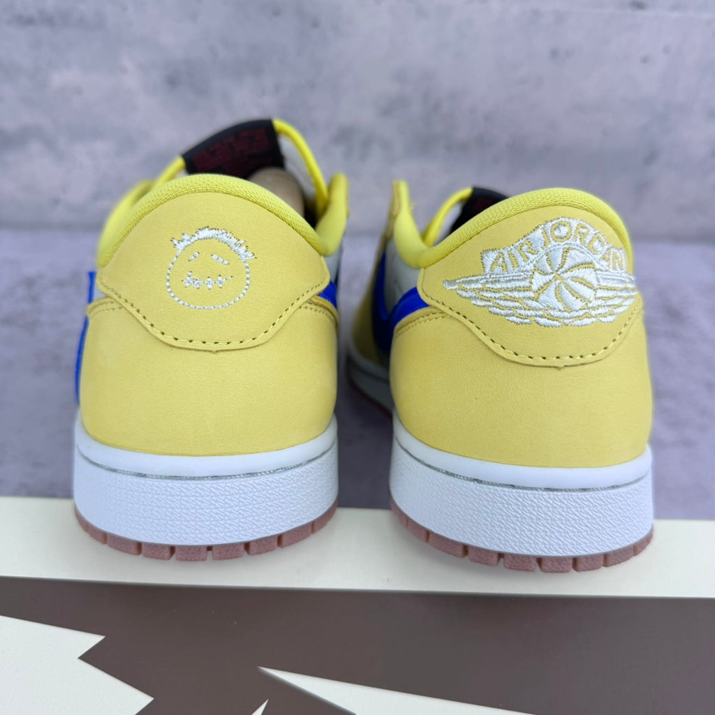 Travis Scott x Air Jordan 1 Retro Low OG SP PS 'Canary'