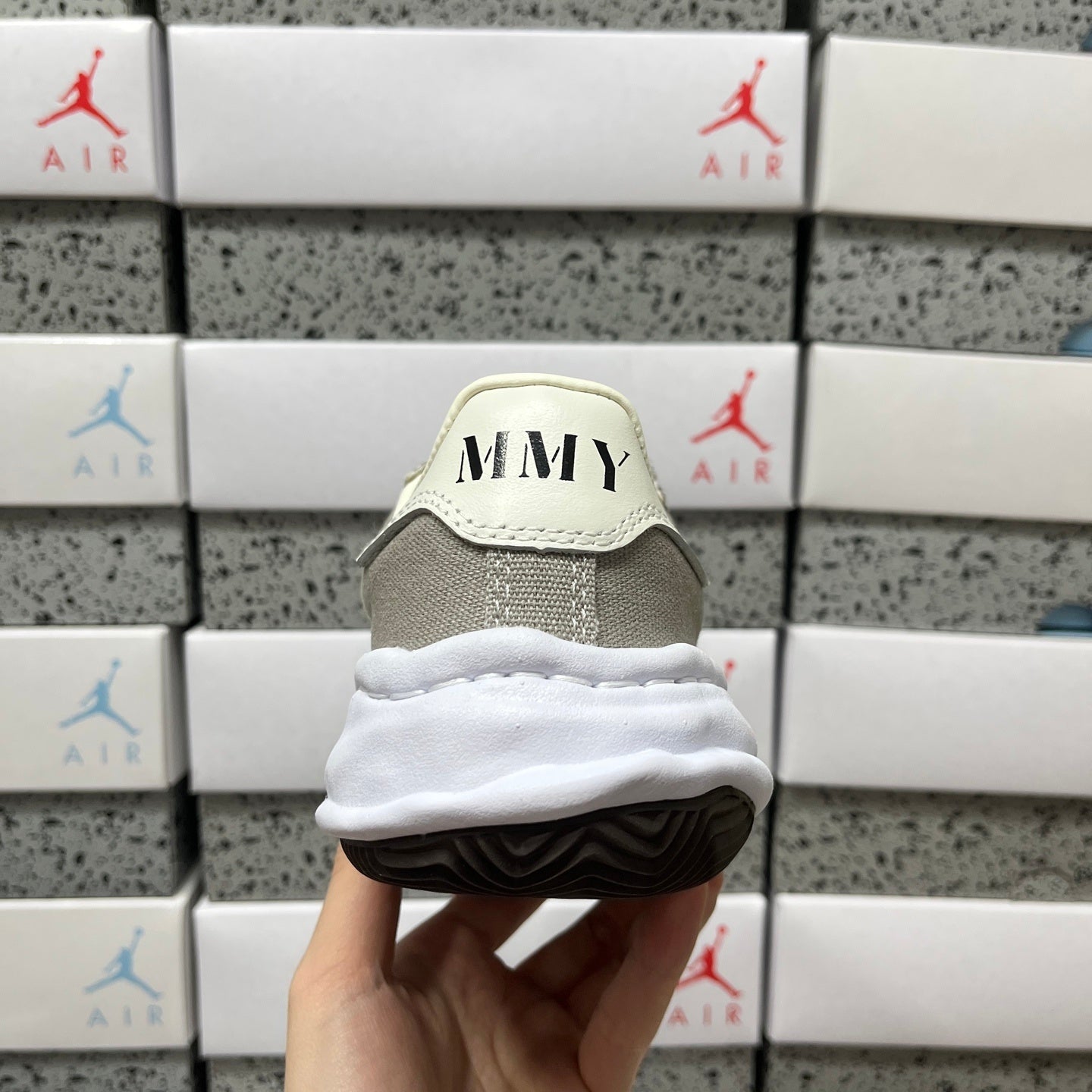 Maison Mihara Yasuhiro Blakey OG Sole Canvas Low 'Grey'