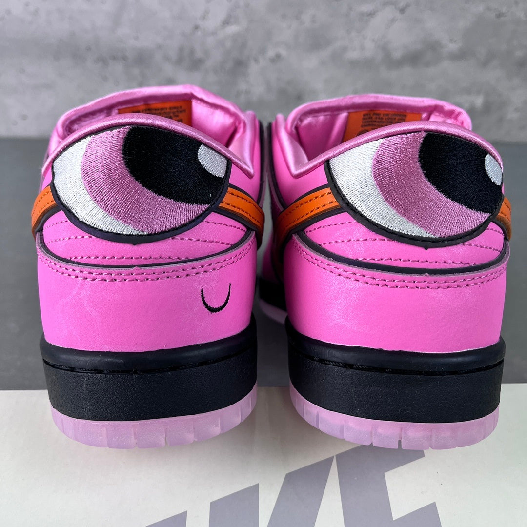 The Powerpuff Girls x Nike Dunk Low Pro SB QS PS 'Blossom'