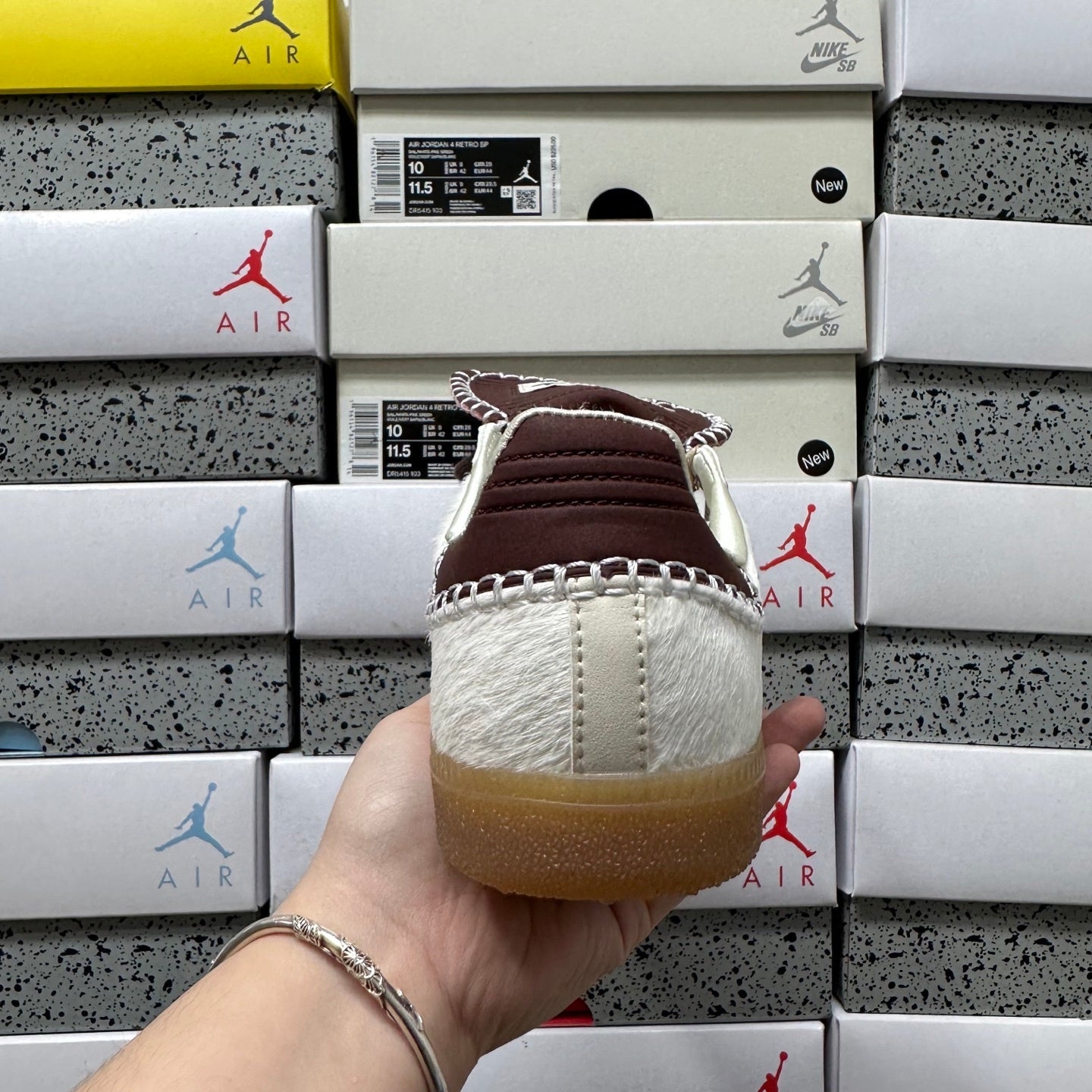 Wales Bonner x adidas Samba Pony 'Cream White'
