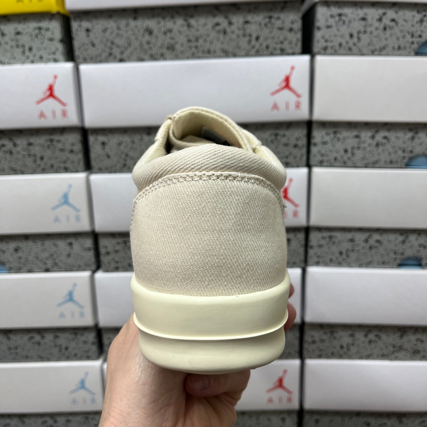 Rick Owens Lido Vintage Sneaker 'Milk'
