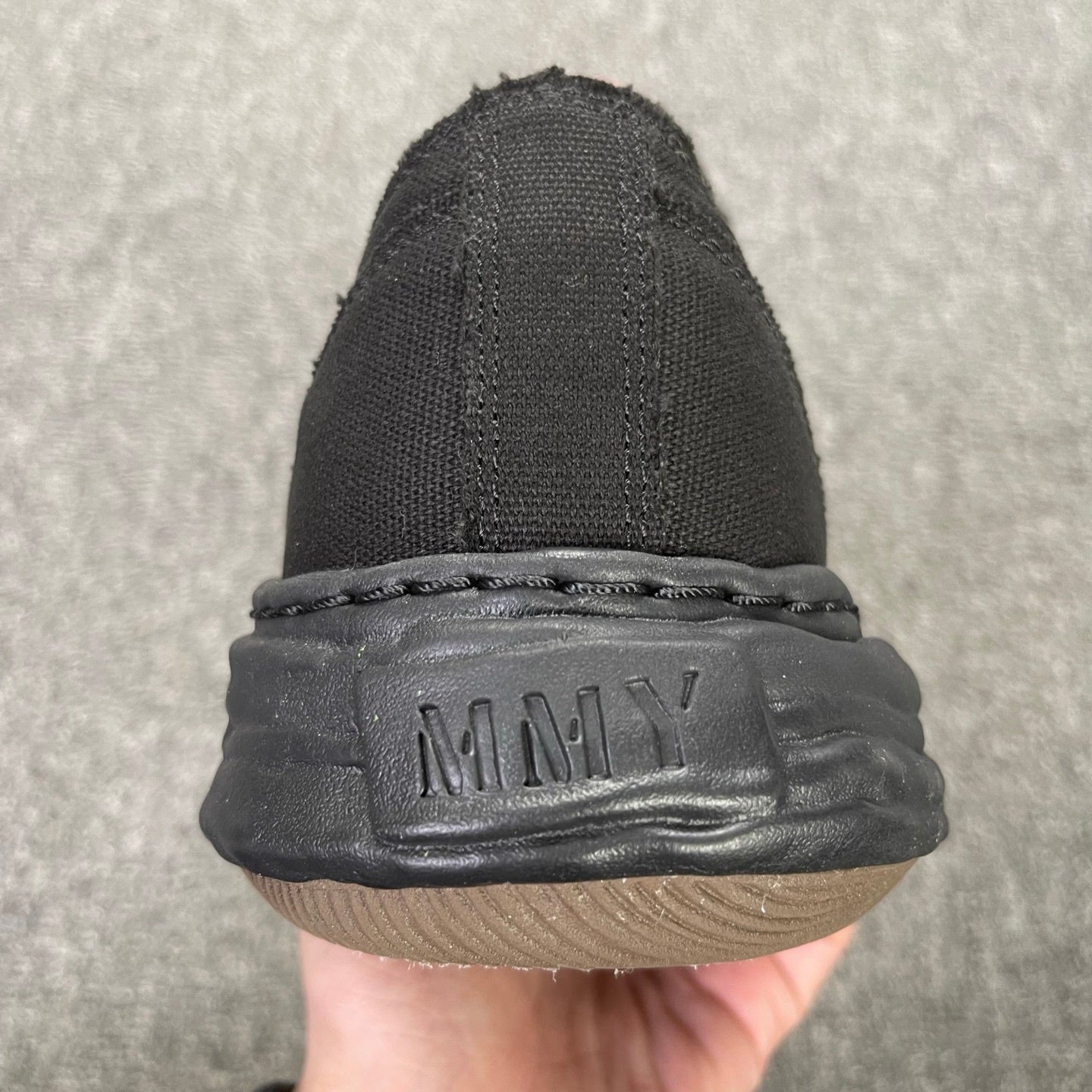 Maison Mihara Yasuhiro Peterson OG Sole Canvas Low 'Triple Black'