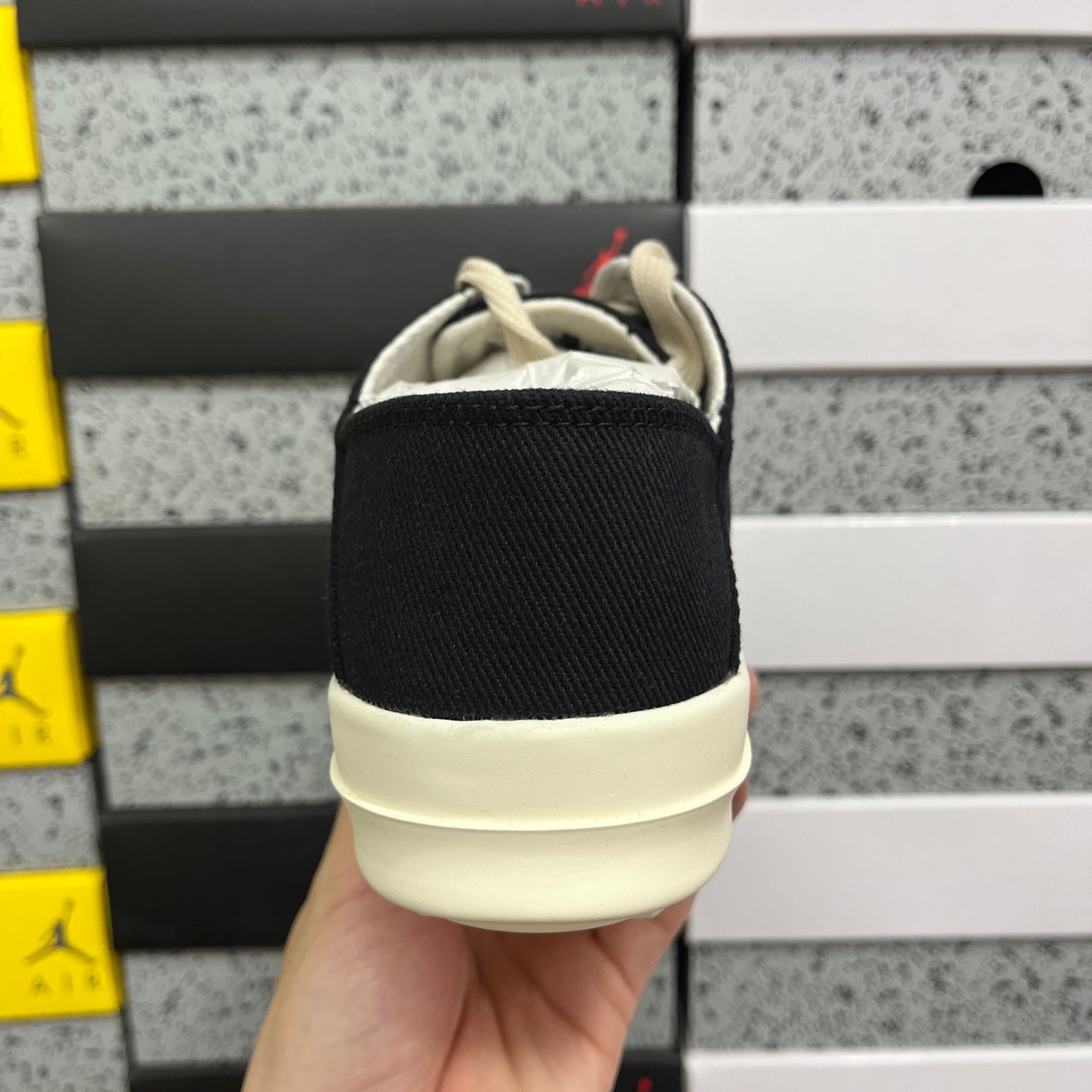 Rick Owens Porterville DRKSHDW Slip On 'Black Milk'