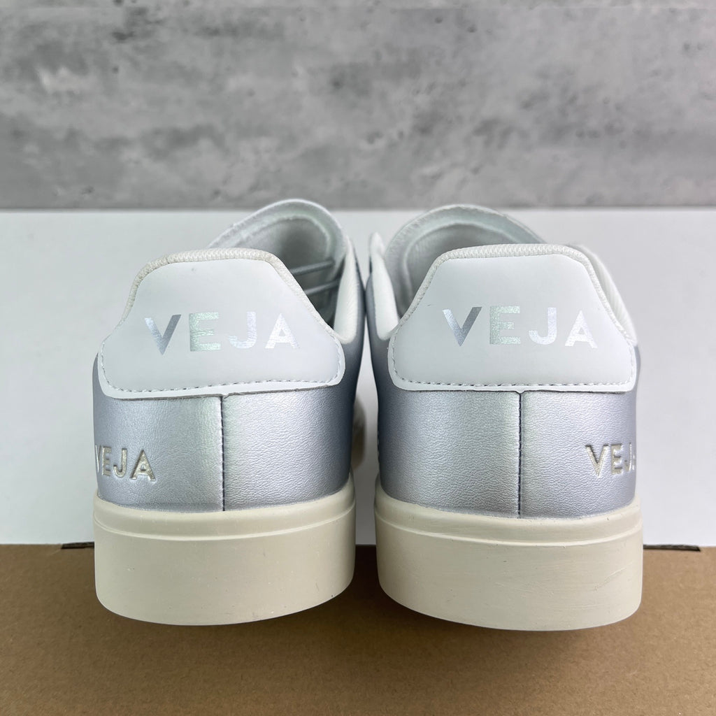 Veja Campo Low Chromefree Silver White