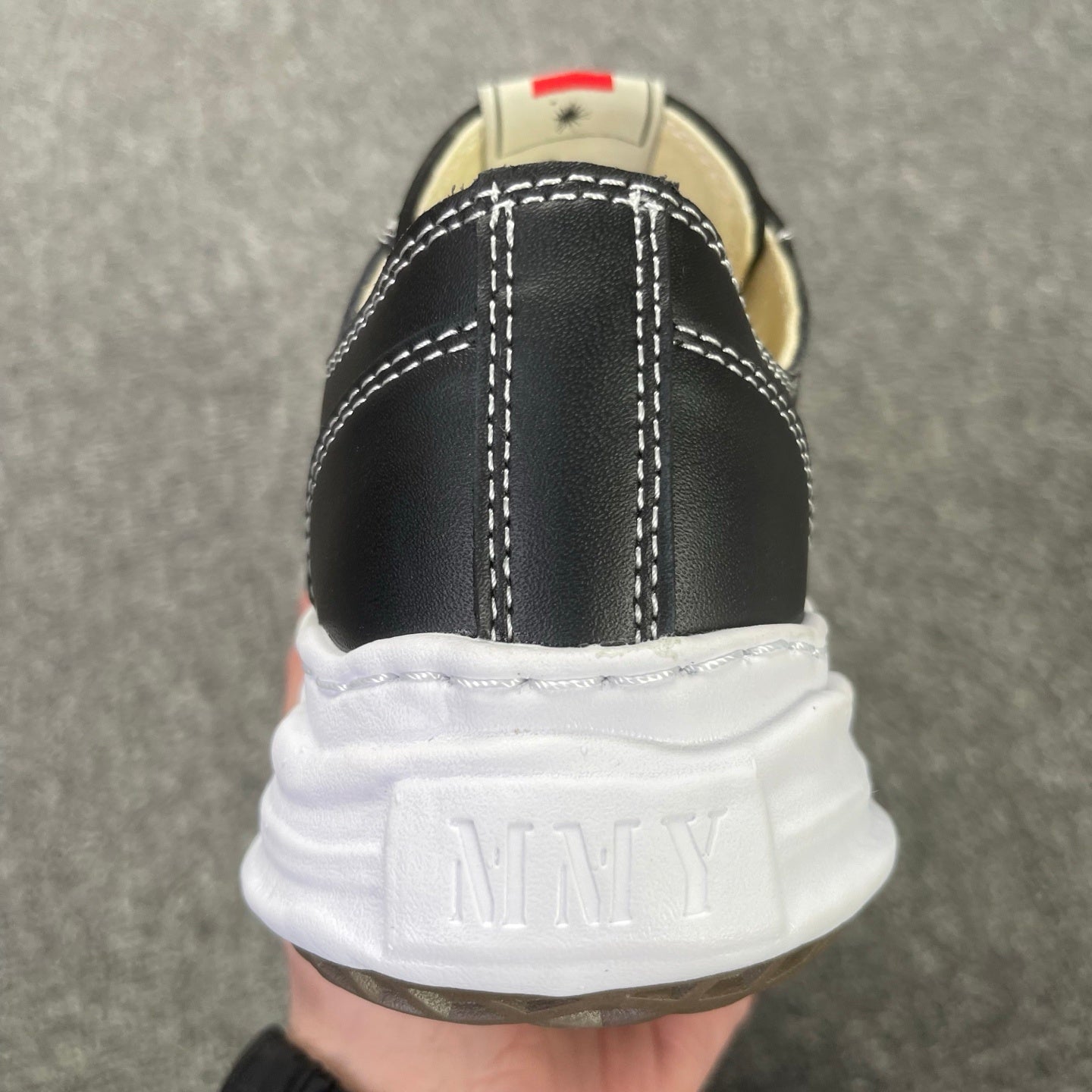 Maison Mihara Yasuhiro Peterson OG Sole Leather Low 'Black'