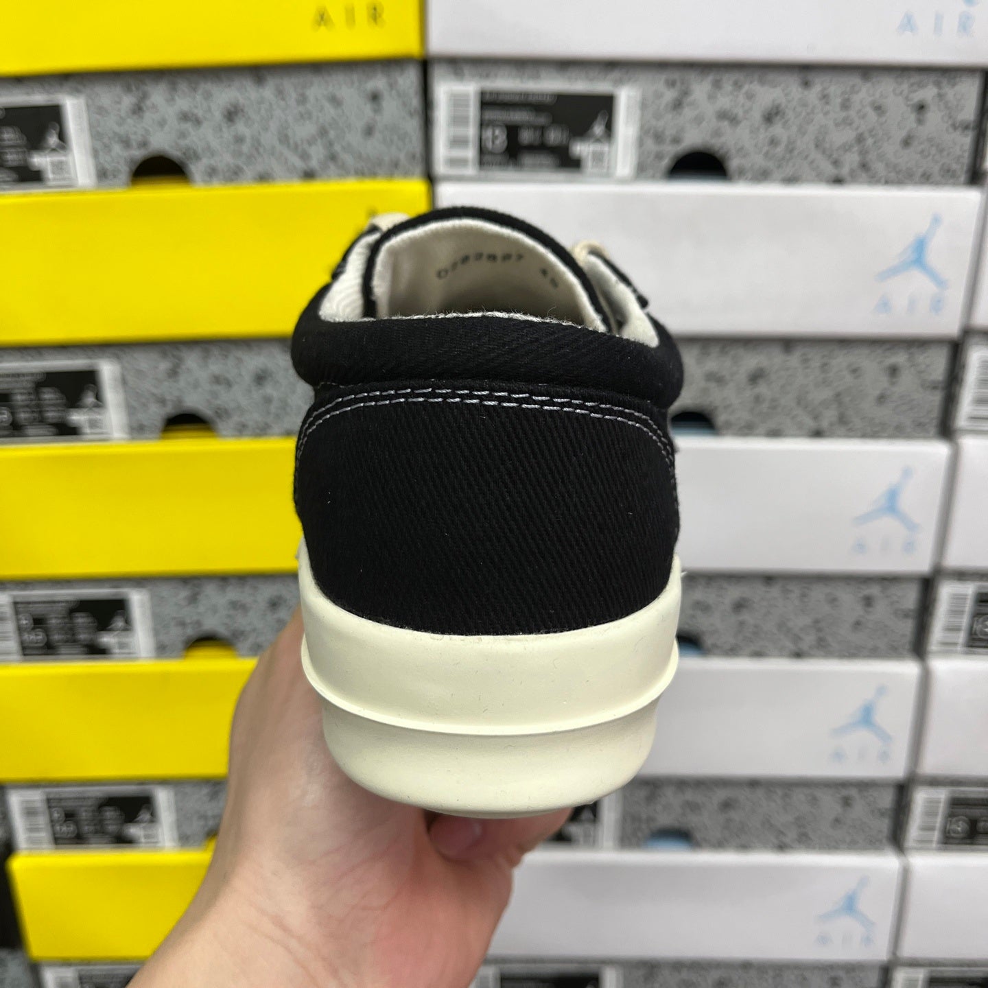 Rick Owens Concordians DRKSHDW Vintage Low 'Black Milk'
