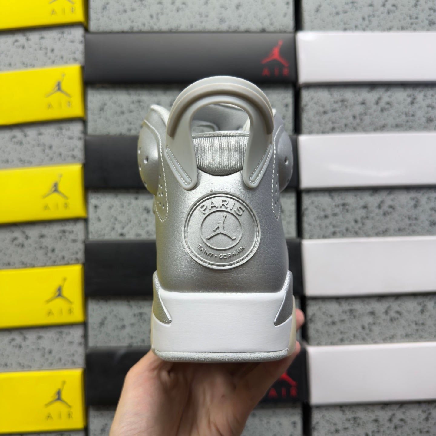 Paris Saint-Germain x Air Jordan 6 Retro 'Silver'