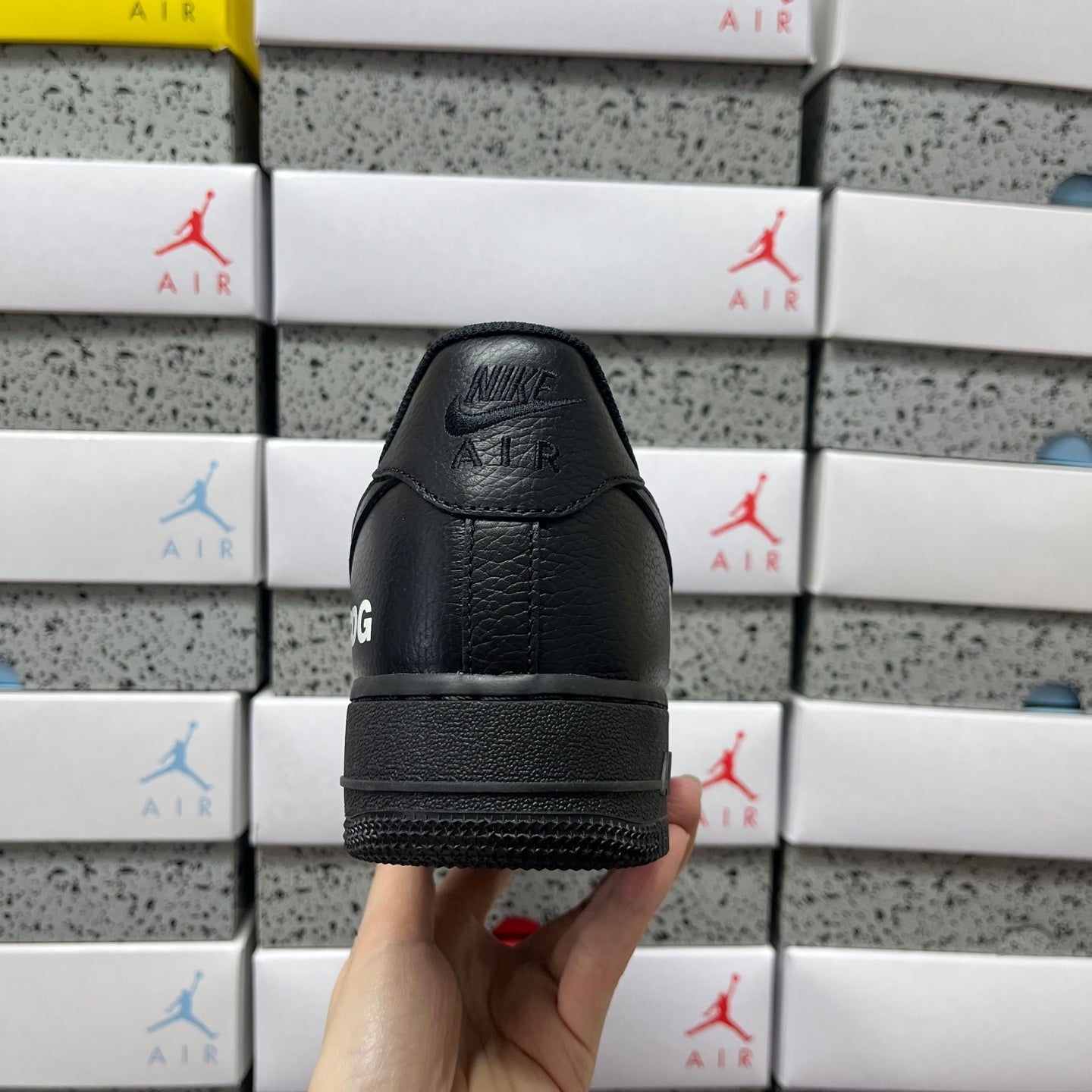 BLACK Comme des Garçons x Nike Air Force 1 Low Retro 'Black' Dover Street Market Exclusive