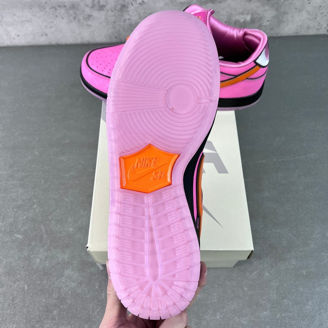 The Powerpuff Girls x Nike Dunk Low Pro SB QS PS 'Blossom'