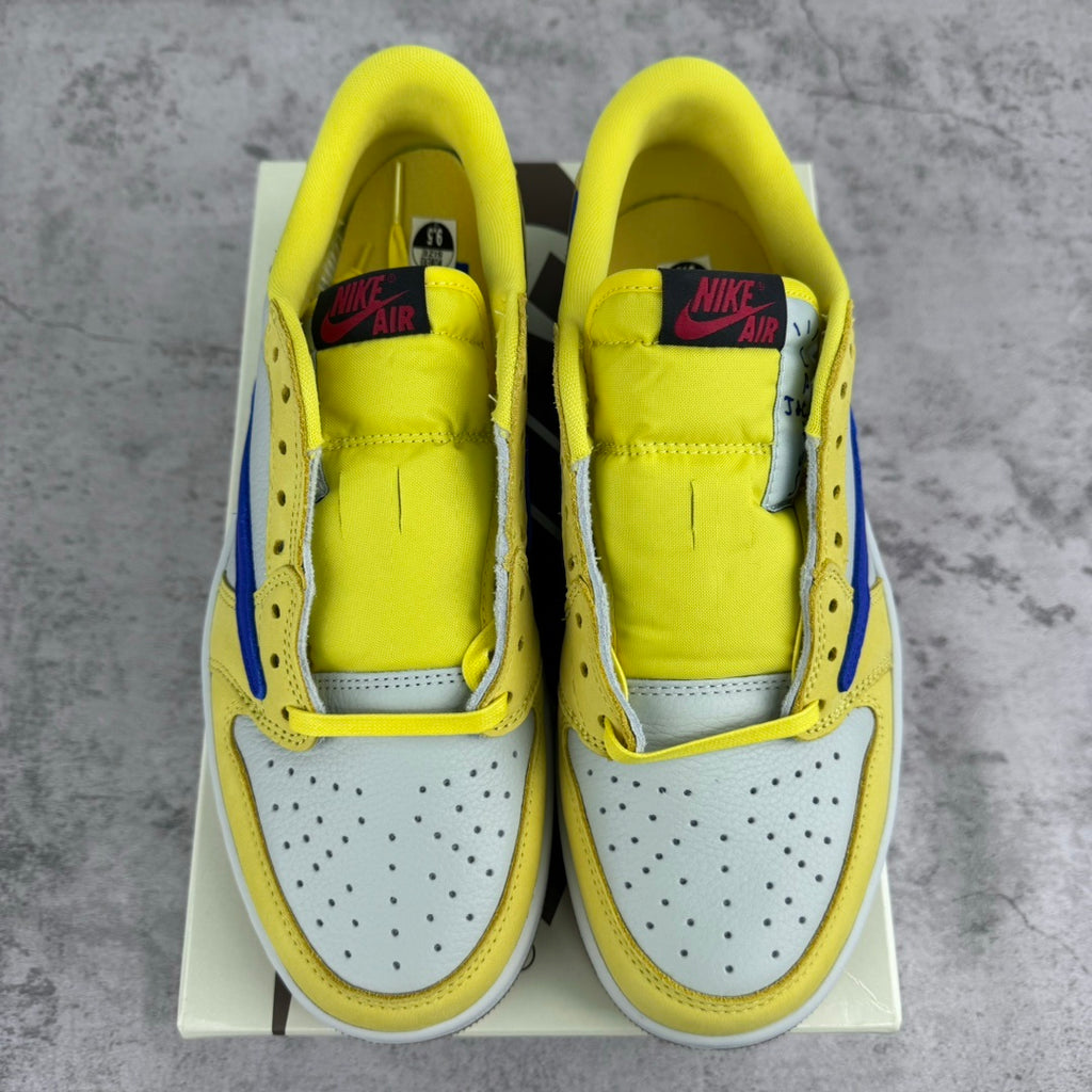 Travis Scott x Air Jordan 1 Retro Low OG SP PS 'Canary'