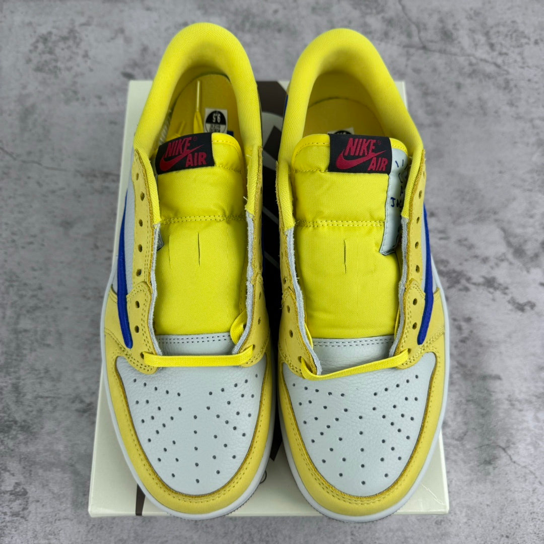 Travis Scott x Air Jordan 1 Retro Low OG SP PS 'Canary'
