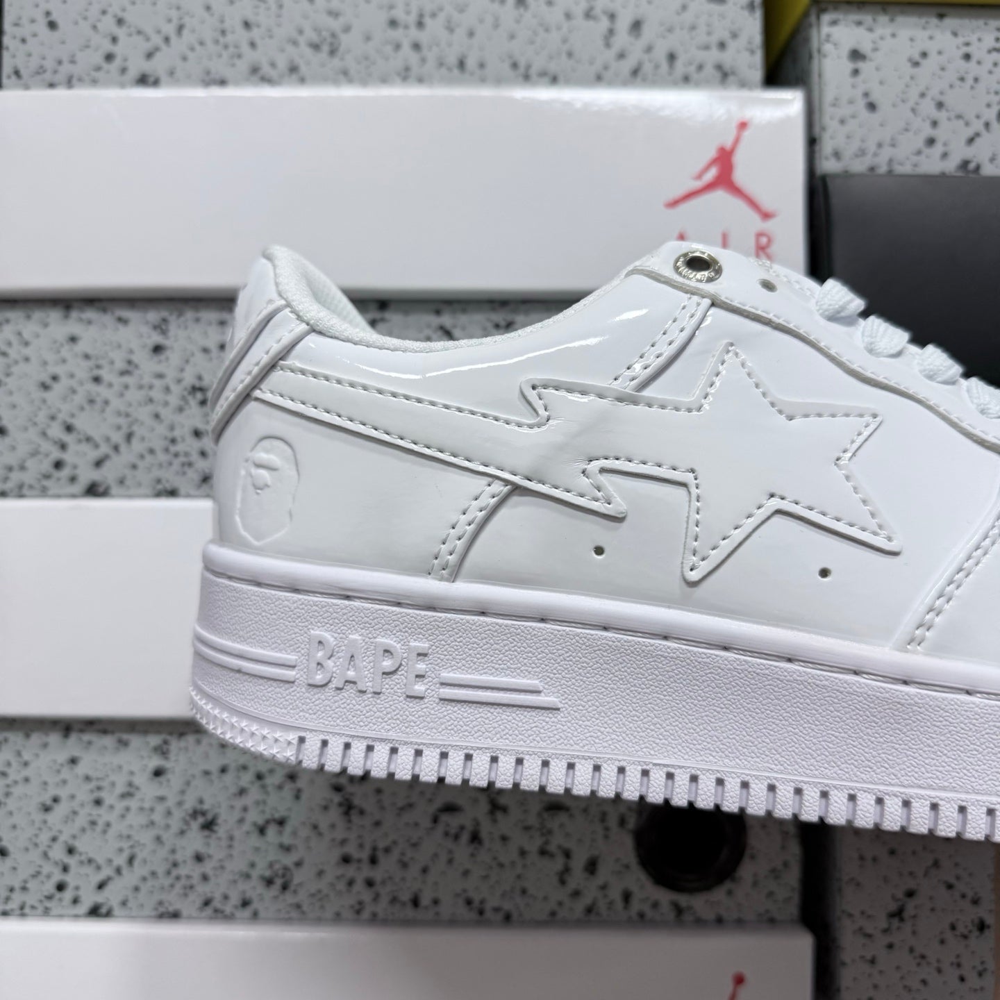 Bapesta 'Triple White'