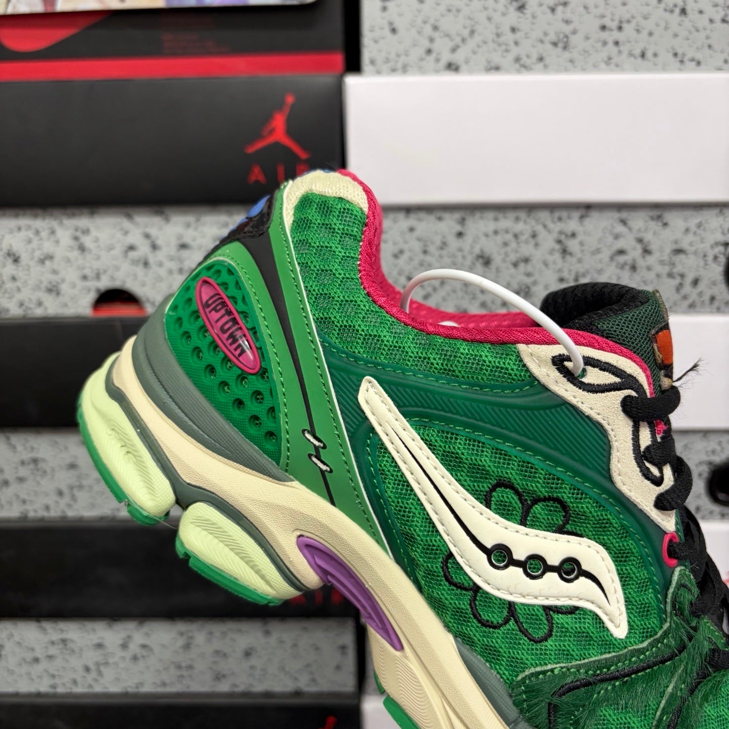 Jae Tips x Saucony ProGrid Triumph 4 'Flowers Pack - Fern'