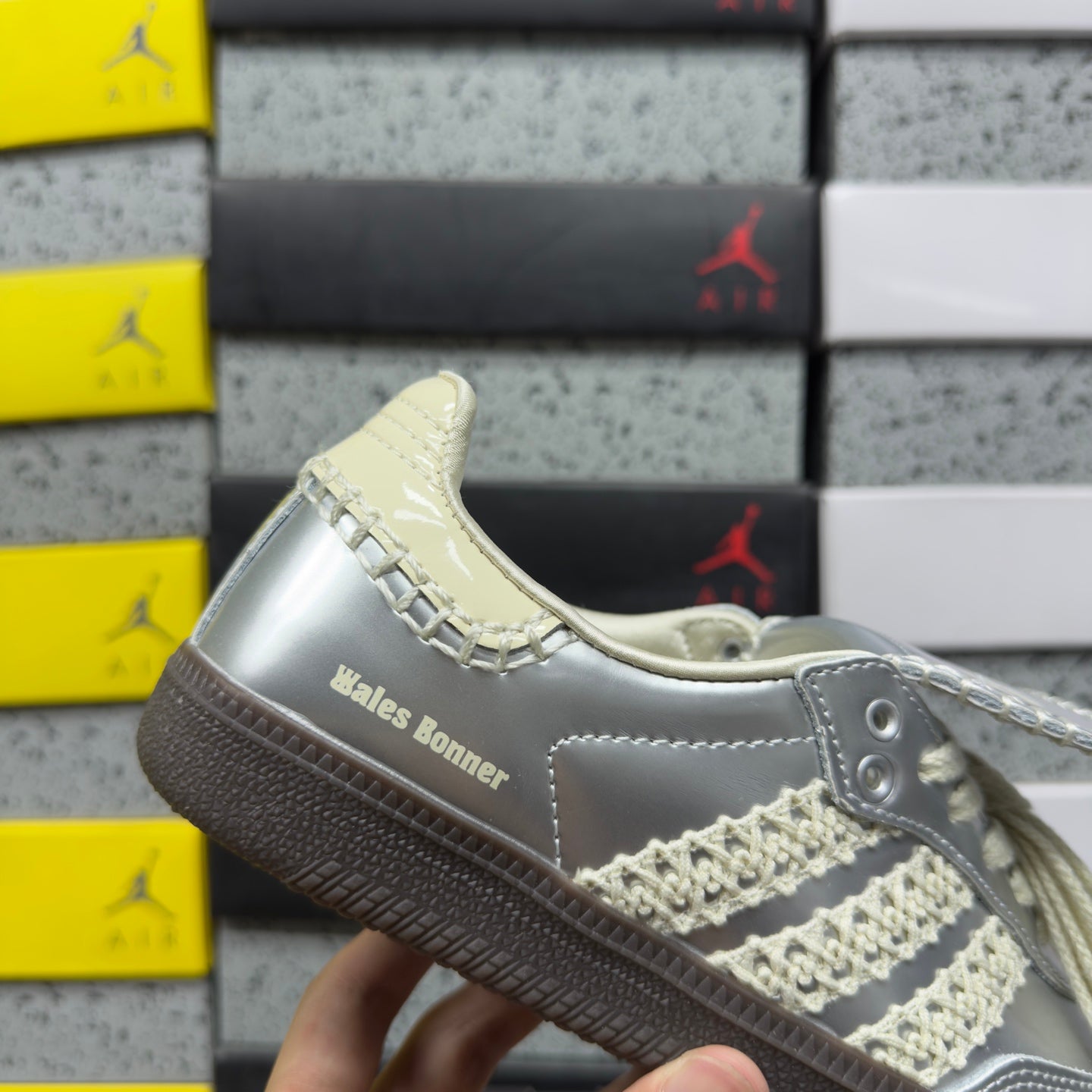 Wales Bonner x adidas Samba 'Silver Metallic'