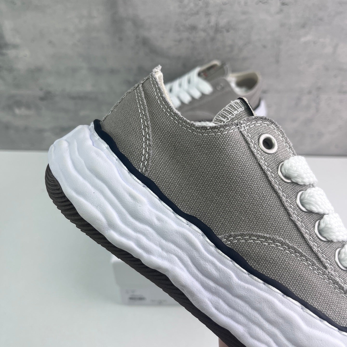 Maison Mihara Yasuhiro Peterson OG Sole Canvas Low 'Grey'