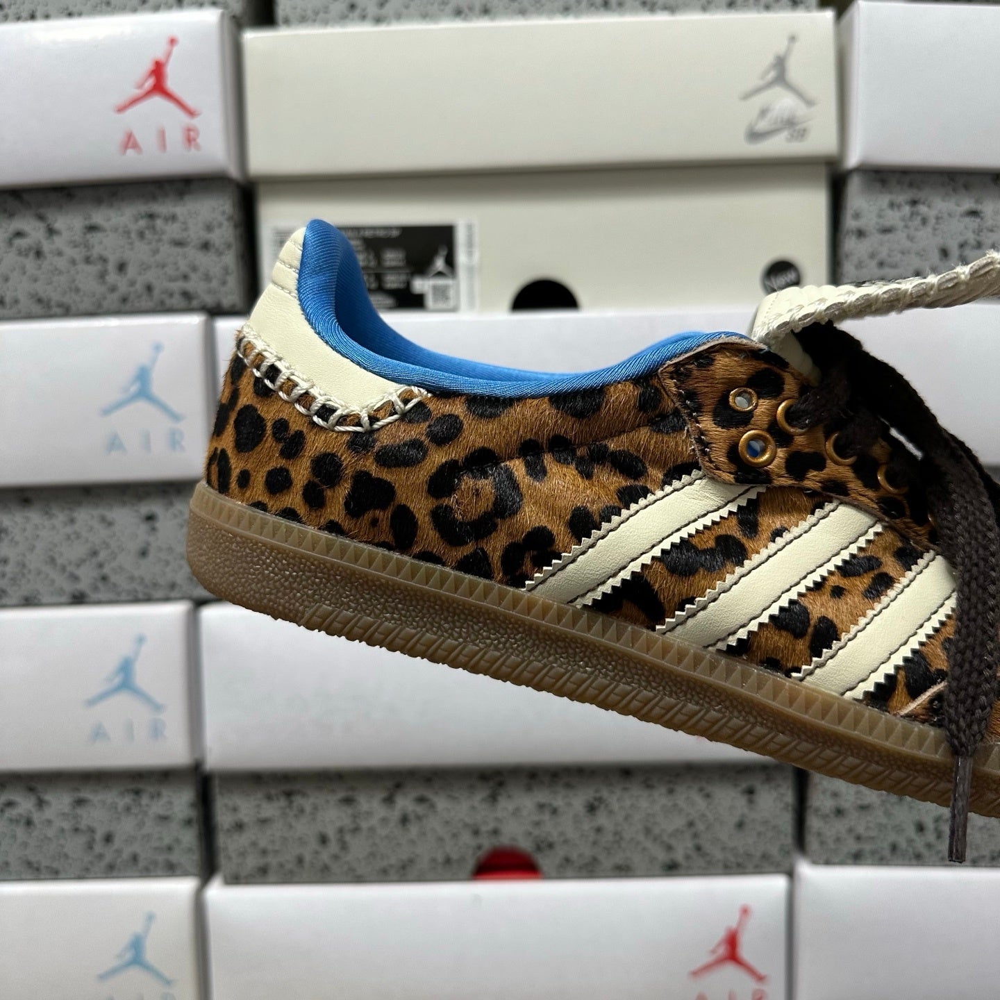 Wales Bonner x adidas Samba Pony 'Leopard'