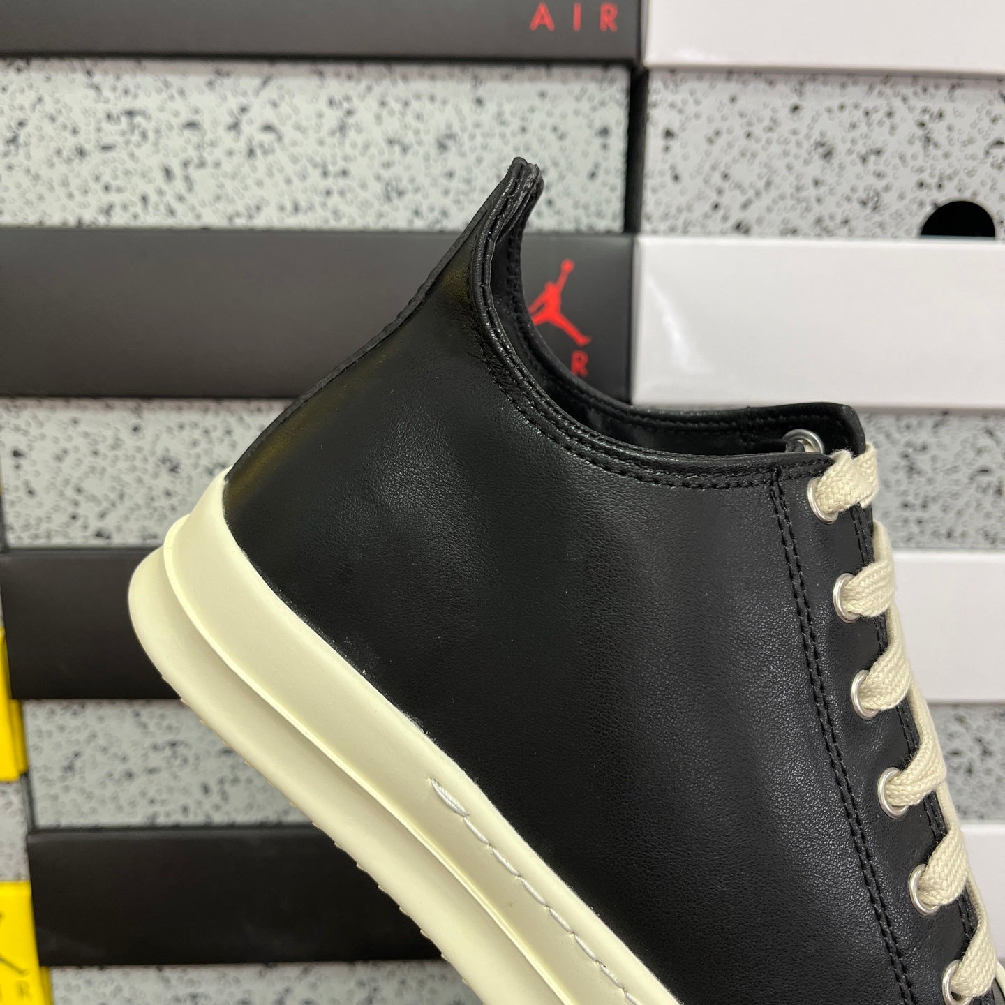 Rick Owens Porterville Low 'Black Milk'