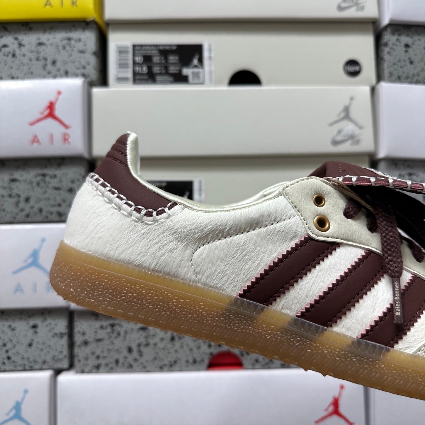 Wales Bonner x adidas Samba Pony 'Cream White'