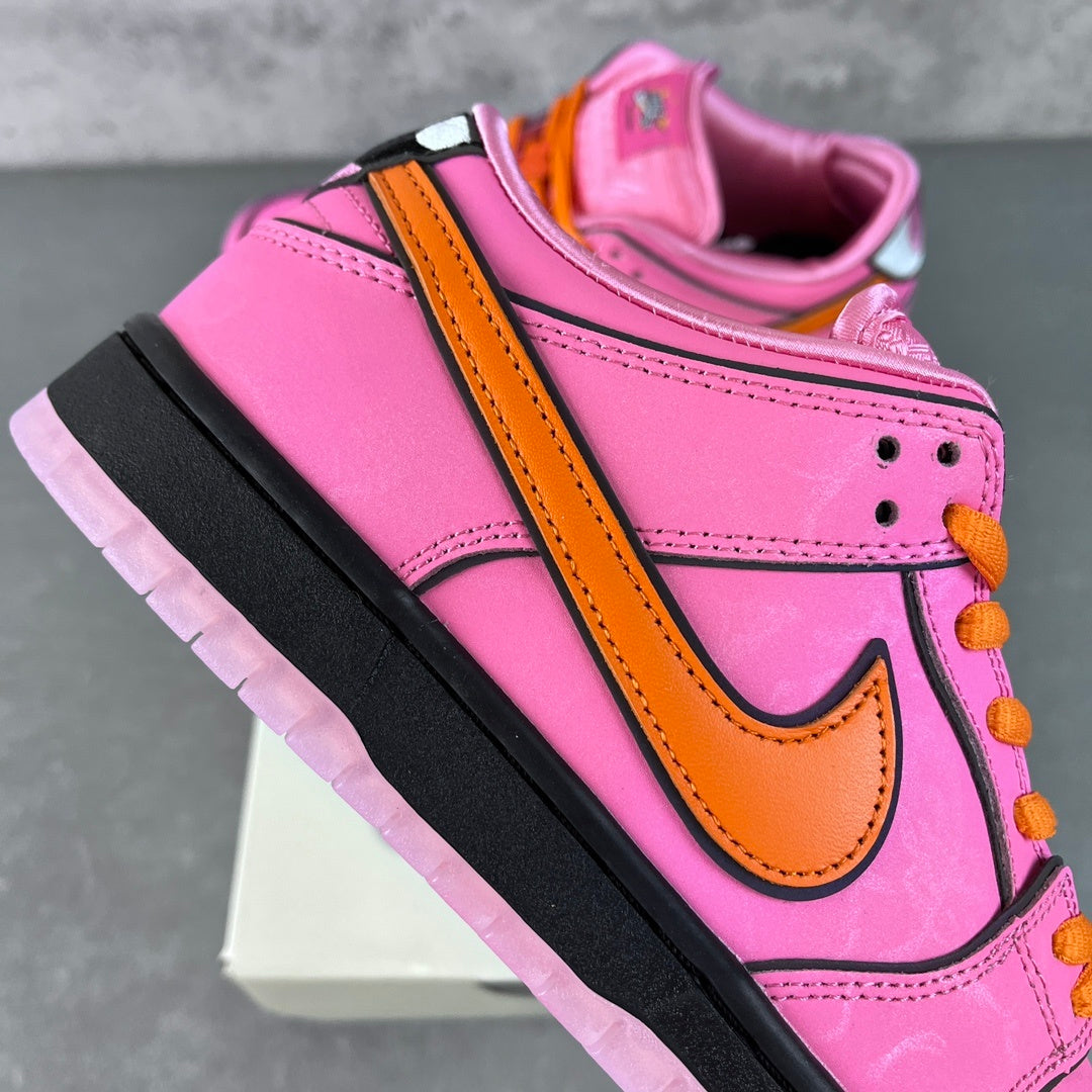 The Powerpuff Girls x Nike Dunk Low Pro SB QS PS 'Blossom'