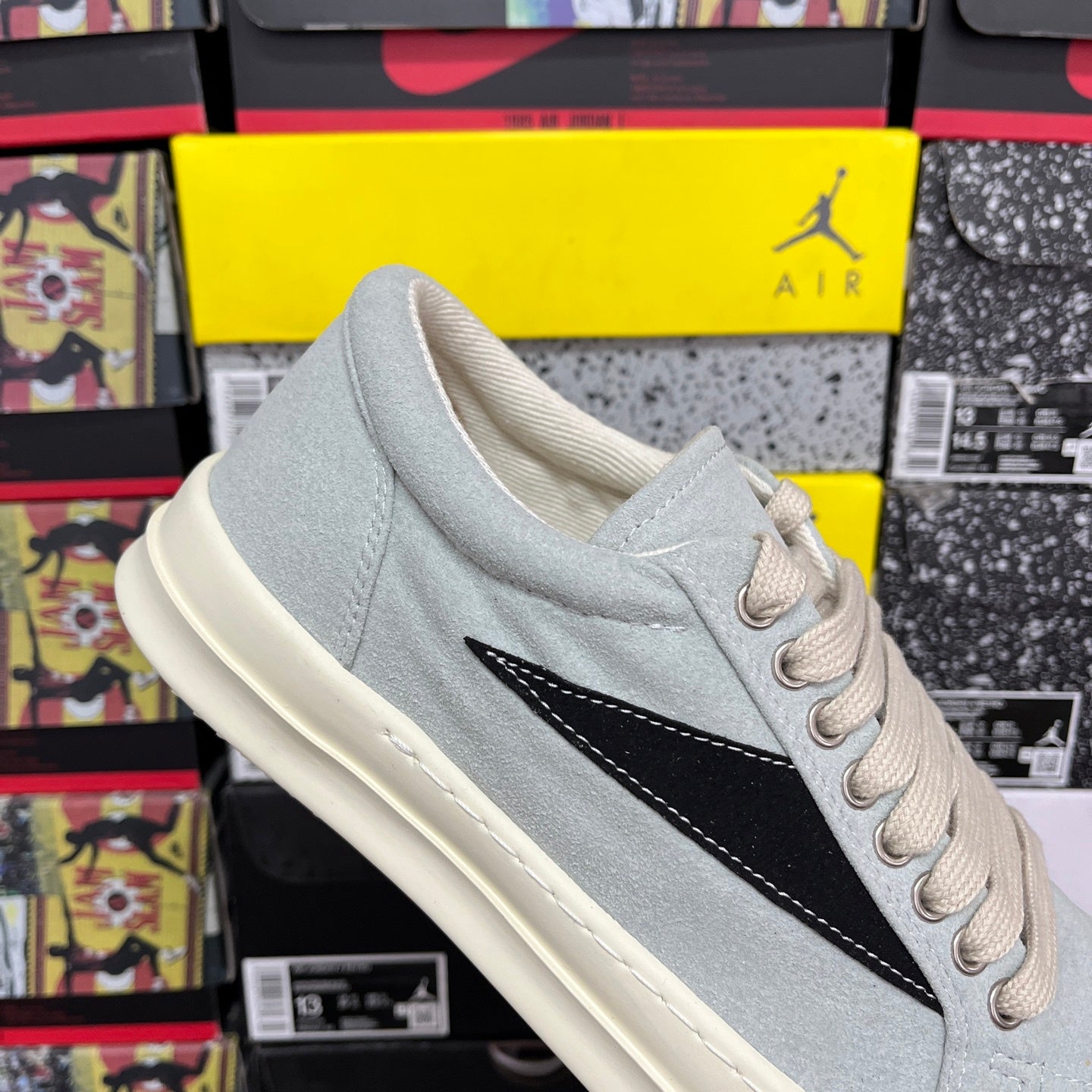 Rick Owens Wmns DRKSHDW Luxor Vintage Low 'Oyster'